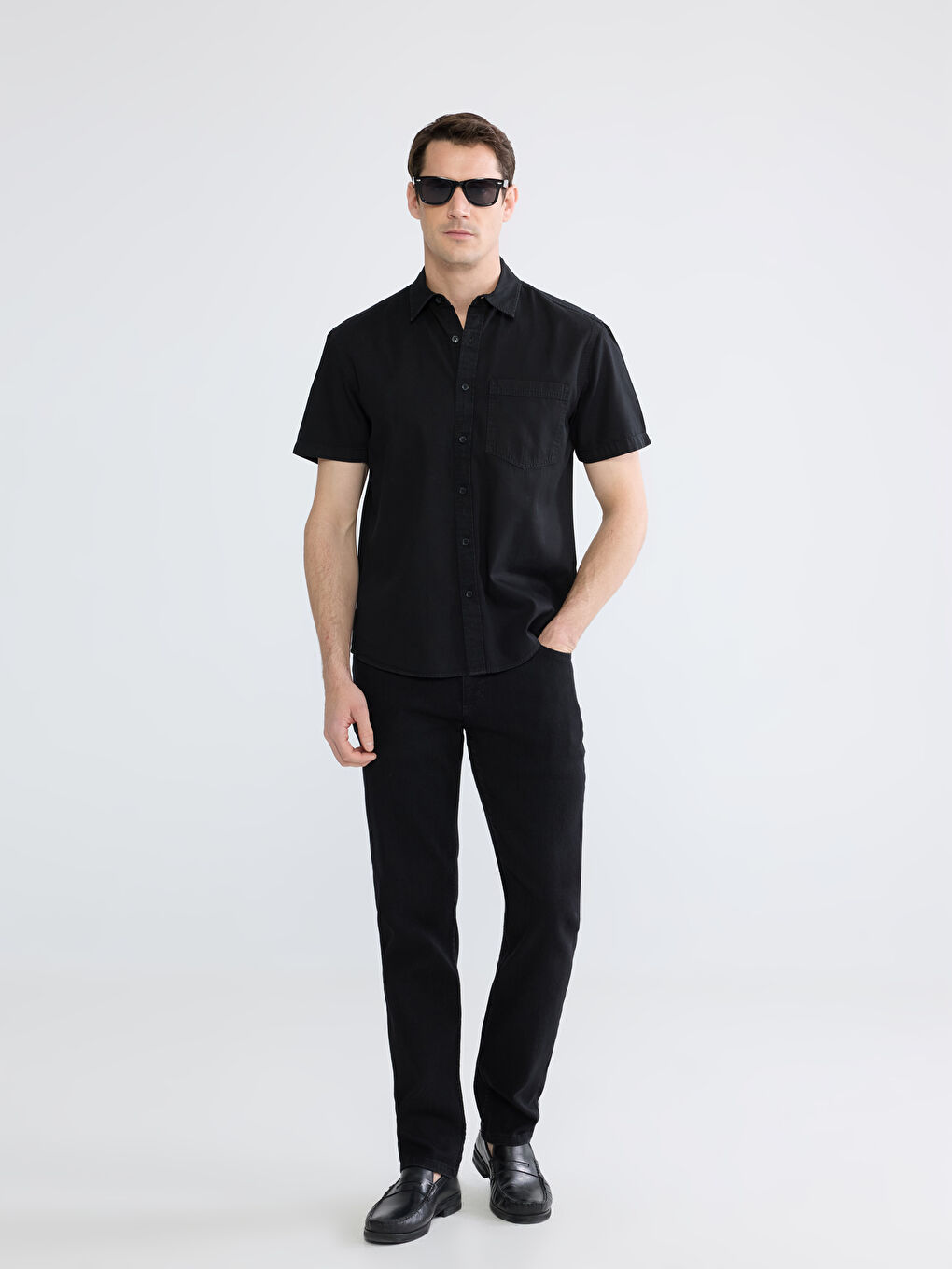 Siyah 779 Regular Fit Erkek Jean Pantolon