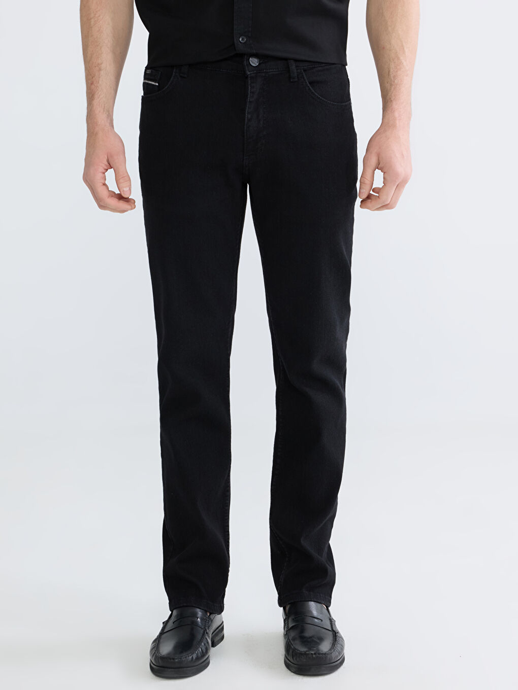 Siyah 779 Regular Fit Erkek Jean Pantolon-1