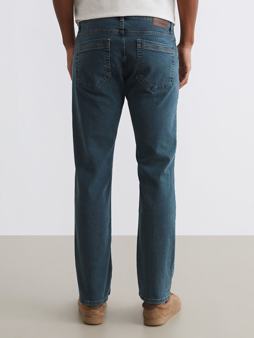 Yeşil 779 Regular Fit Erkek Jean Pantolon-3