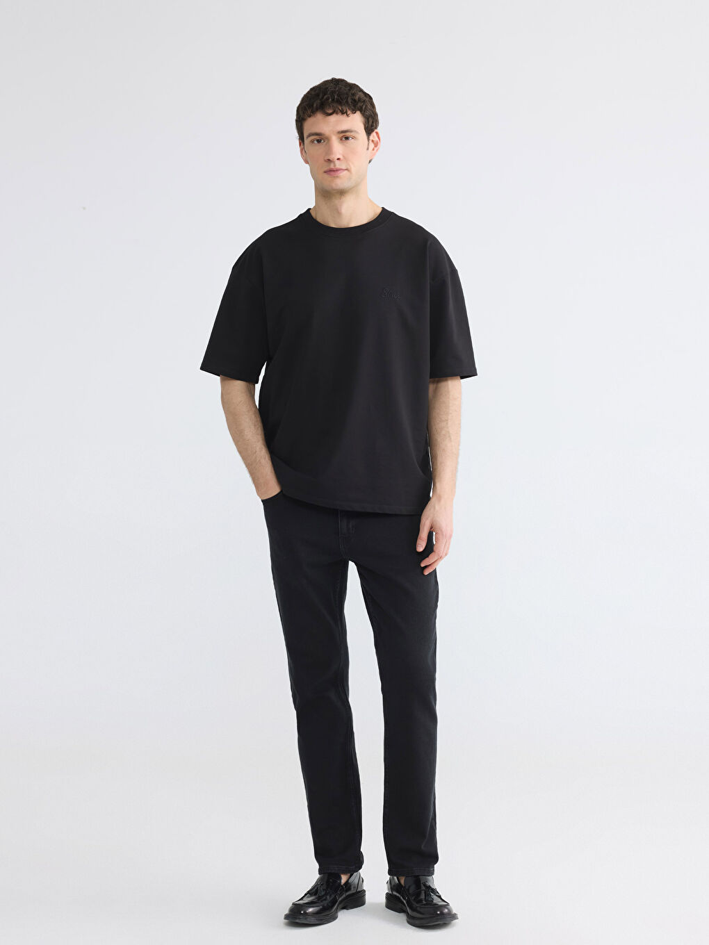 Siyah 779 Regular Fit Erkek Jean Pantolon