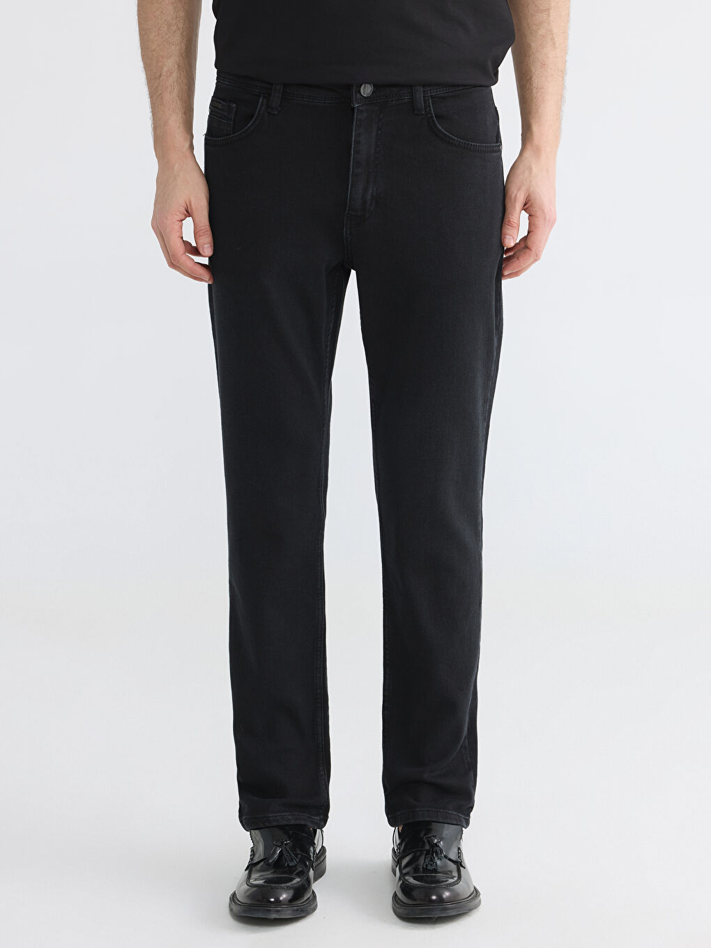 Siyah 779 Regular Fit Erkek Jean Pantolon-1