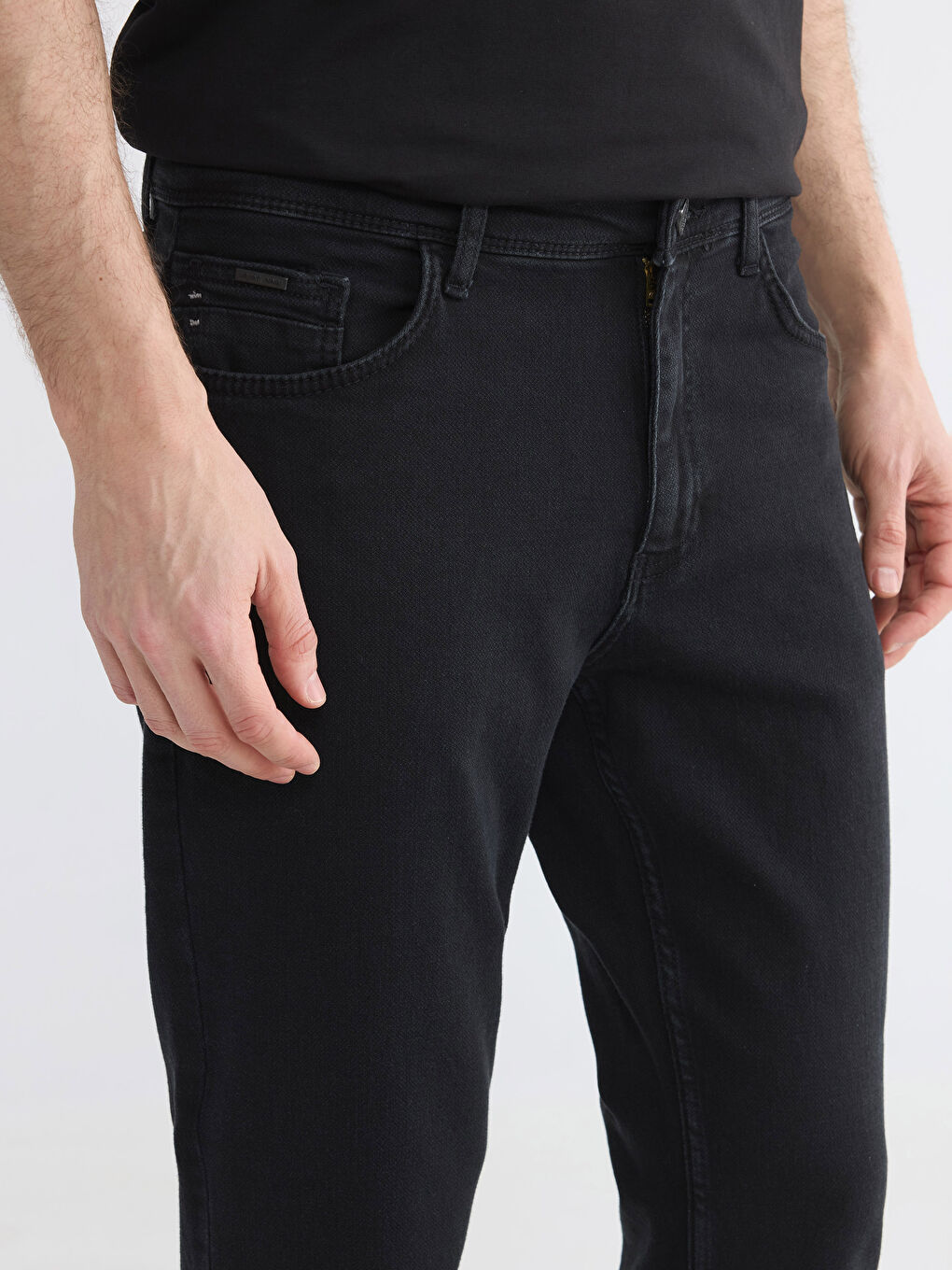 Siyah 779 Regular Fit Erkek Jean Pantolon-2