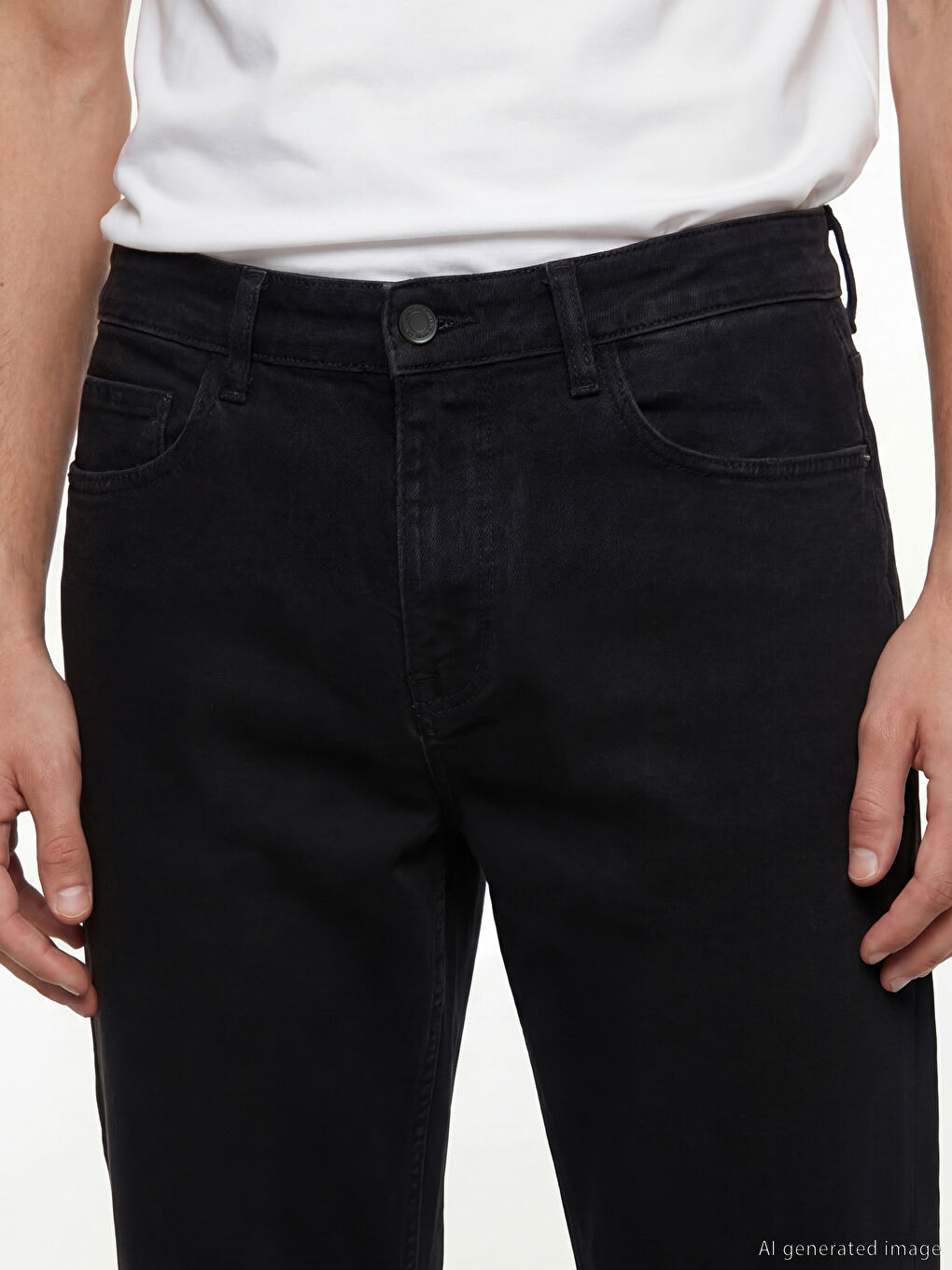 Siyah 779 Regular Fit Erkek Jean Pantolon-2