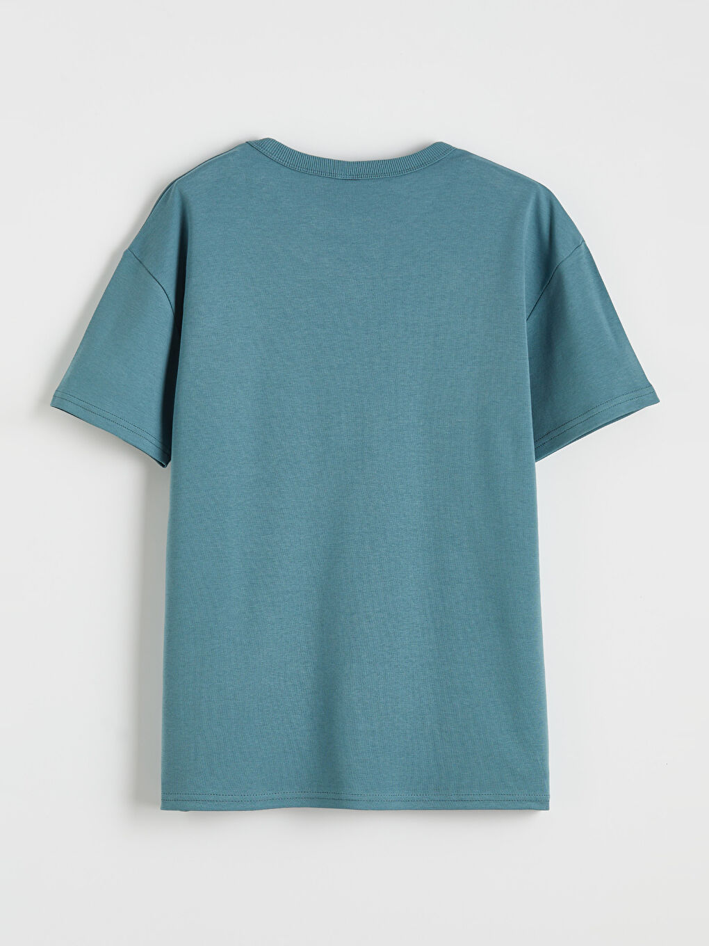 Yeşil Yazı Baskılı Erkek Çocuk Tişört-1