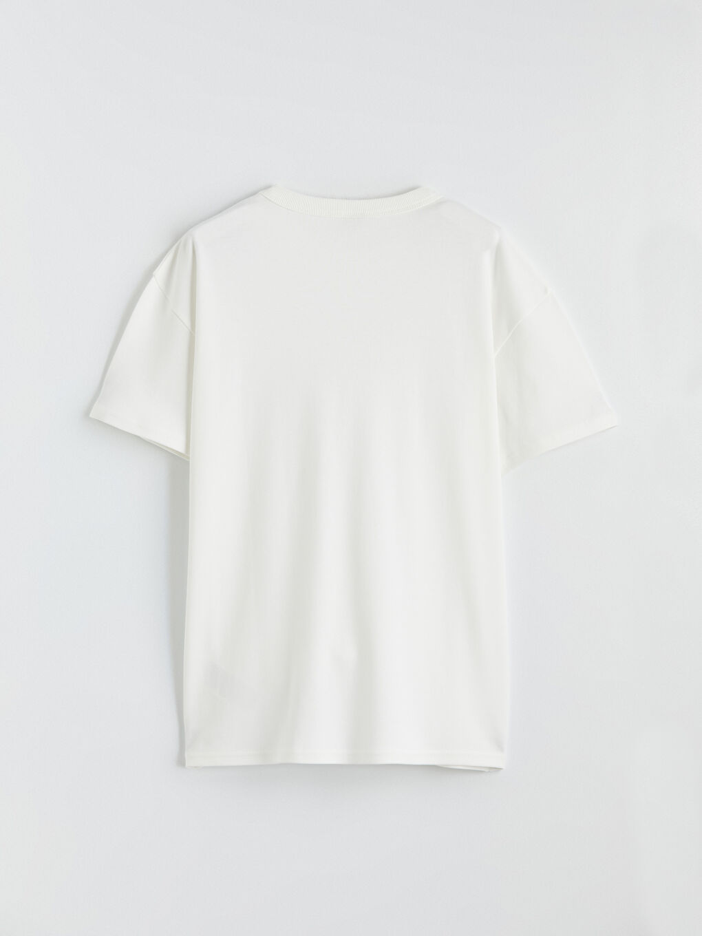 Ekru Yazı Baskılı Erkek Çocuk Tişört-2