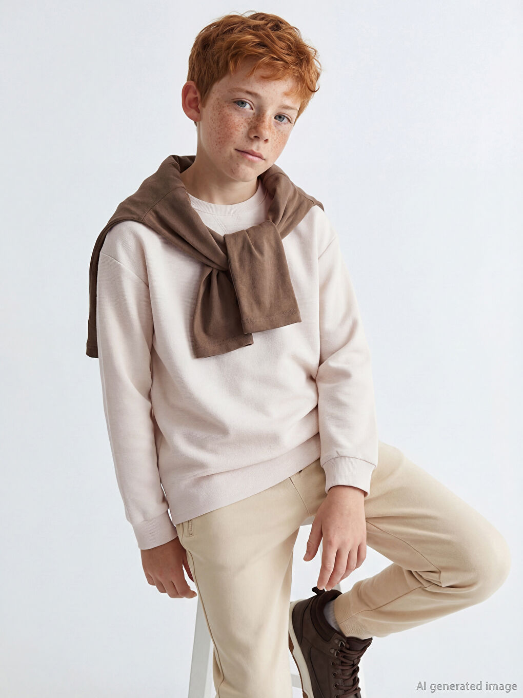 Crew Neck T-Shirt for Boys