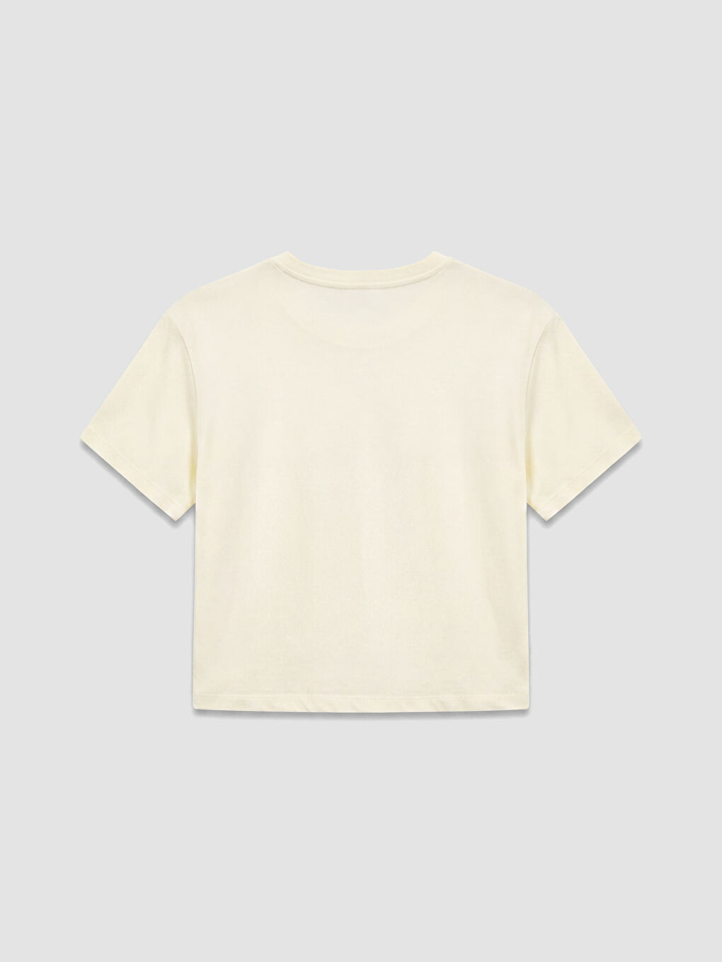 T-shirt à col rond imprimé pour fille-1