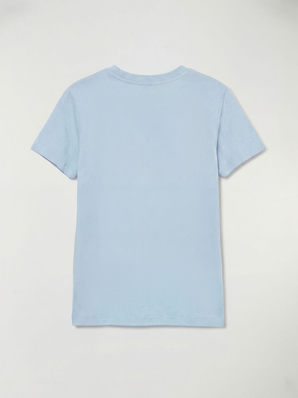 Crew Neck Printed Girl's T-Shirt-1