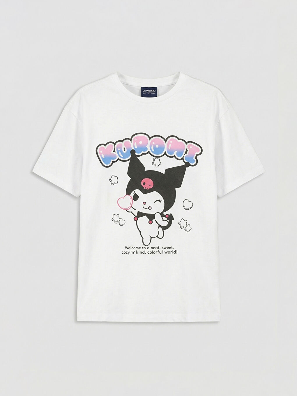 Kuromi Printed Girls' T-Shirt