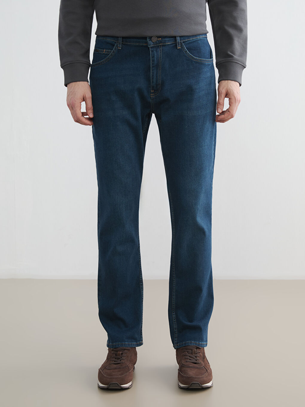 Yeşil 779 Regular Fit Erkek Jean Pantolon-1