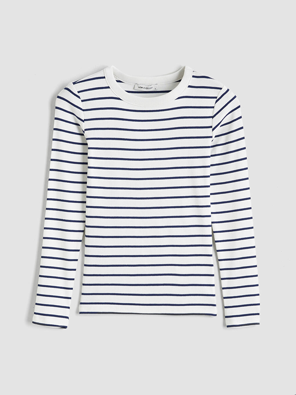 Striped Crew Neck Bodysuit-4