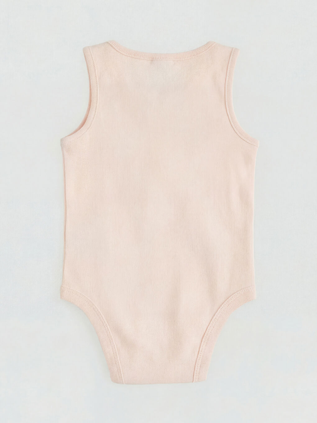 Pembe Bisiklet Yaka Kız Bebek Çıtçıtlı Body