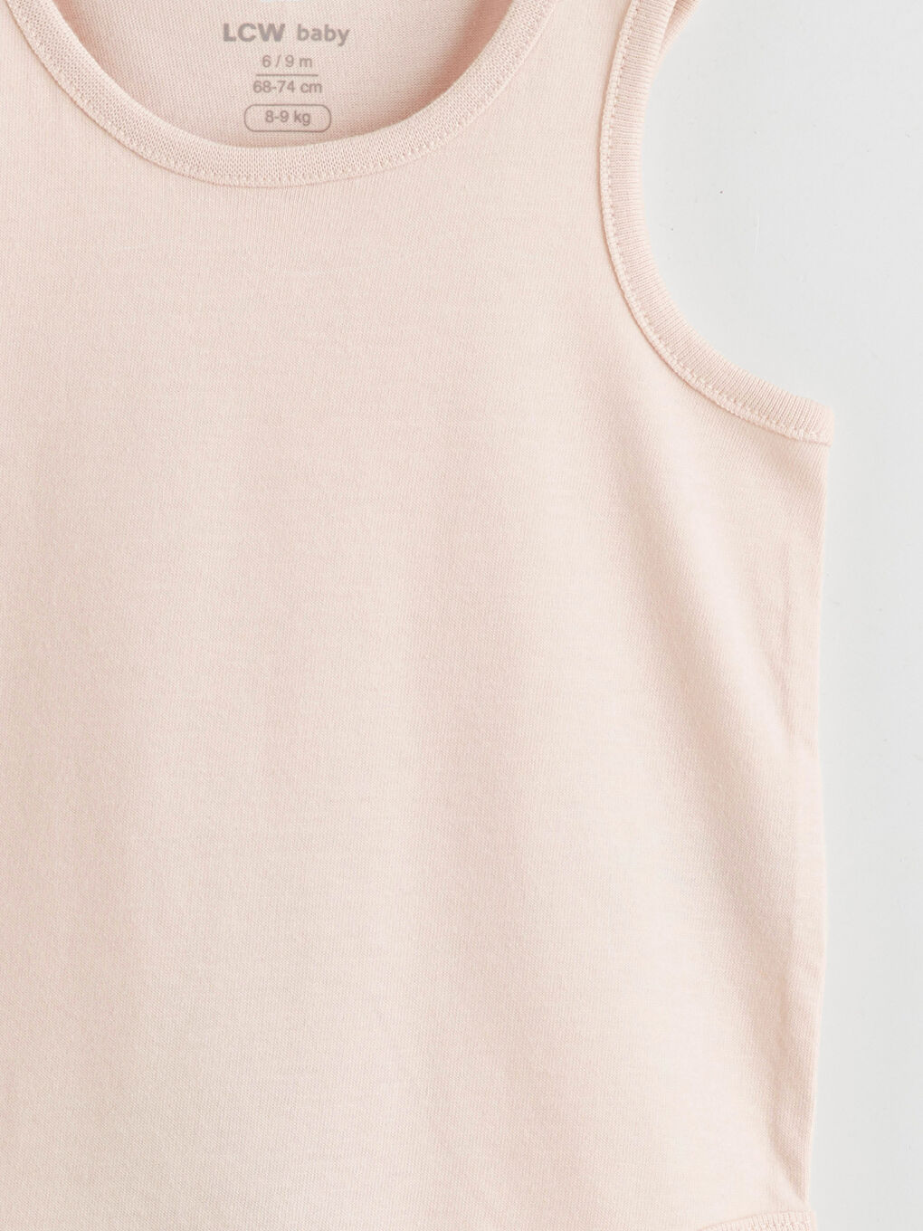 Pembe Bisiklet Yaka Kız Bebek Çıtçıtlı Body-2