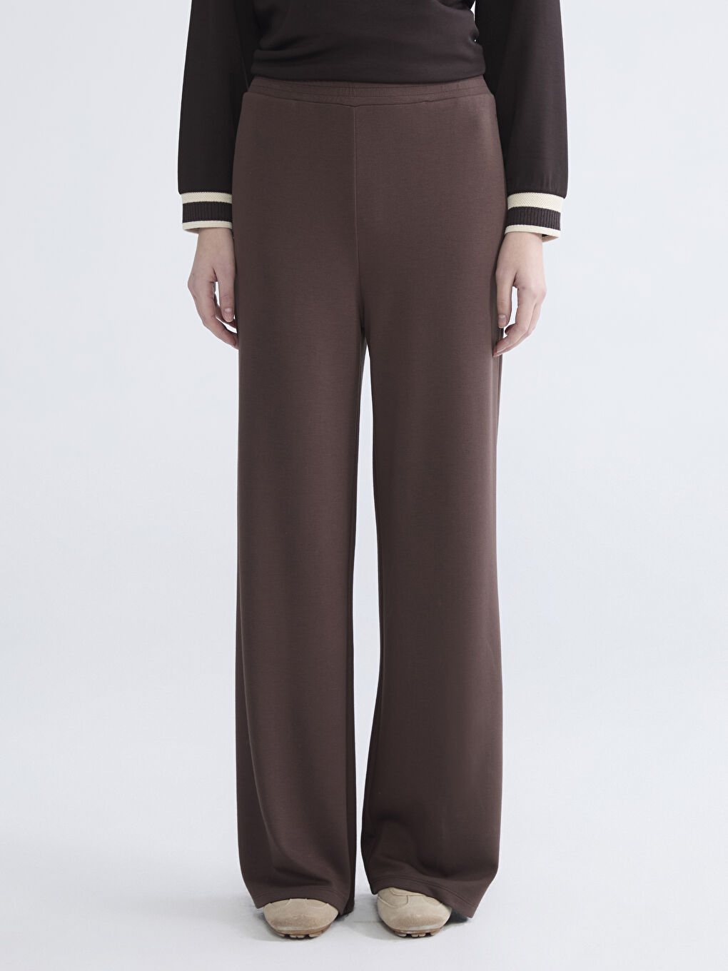 Soft Touch Women's Sweatpants with Elastic Waistband-1