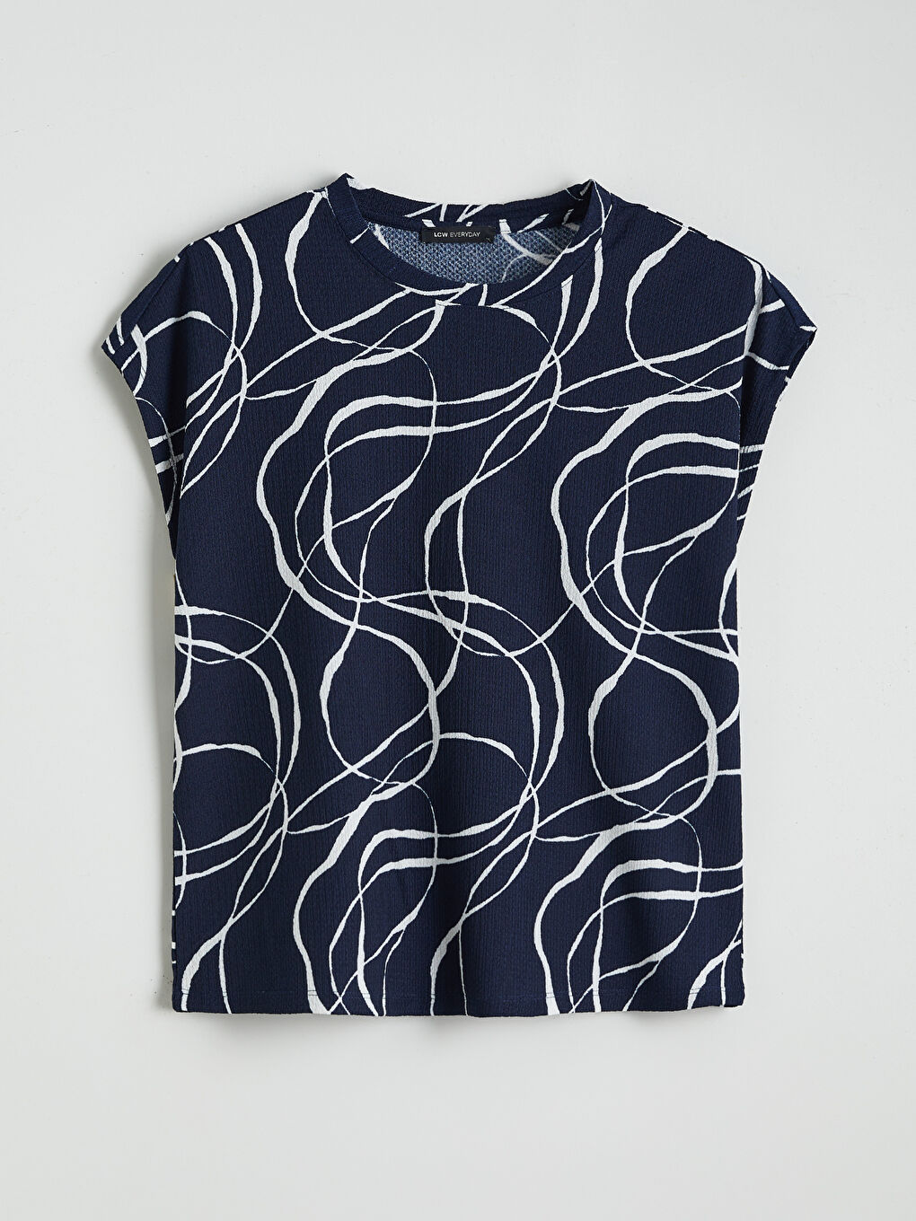Woman NAVY T-Shirt-4