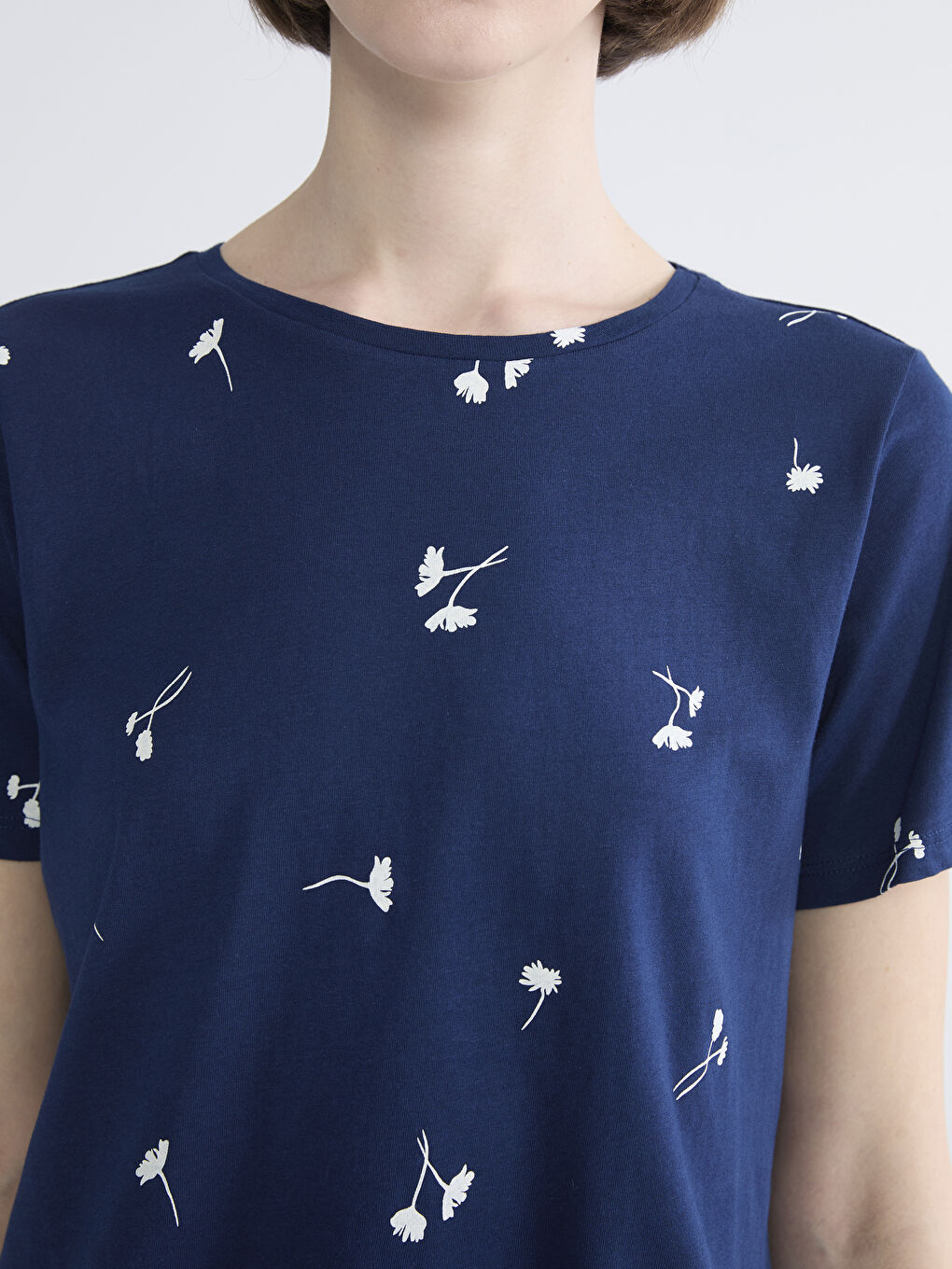 Әйелдер көк Футболка-2