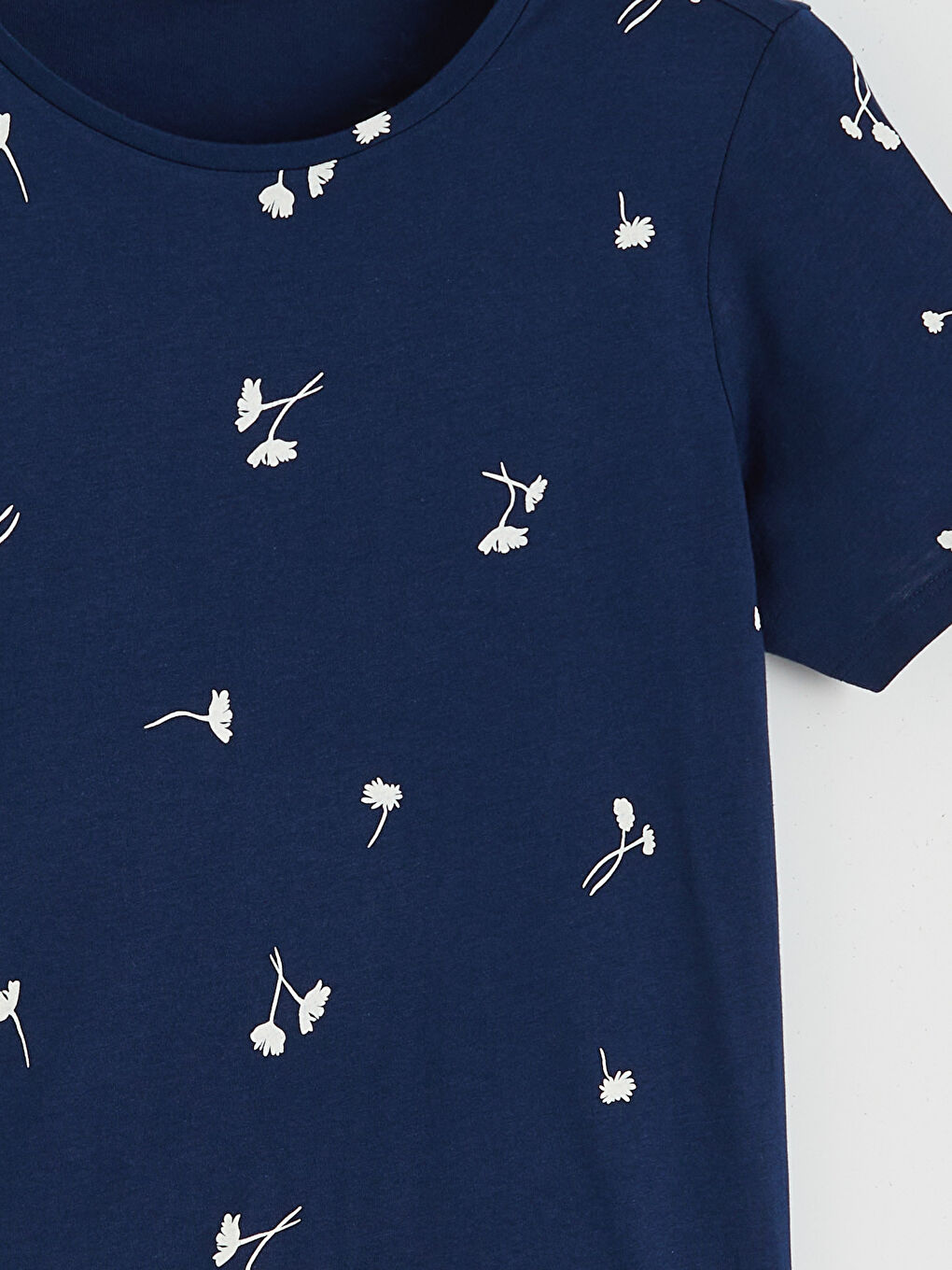 Әйелдер көк Футболка-5