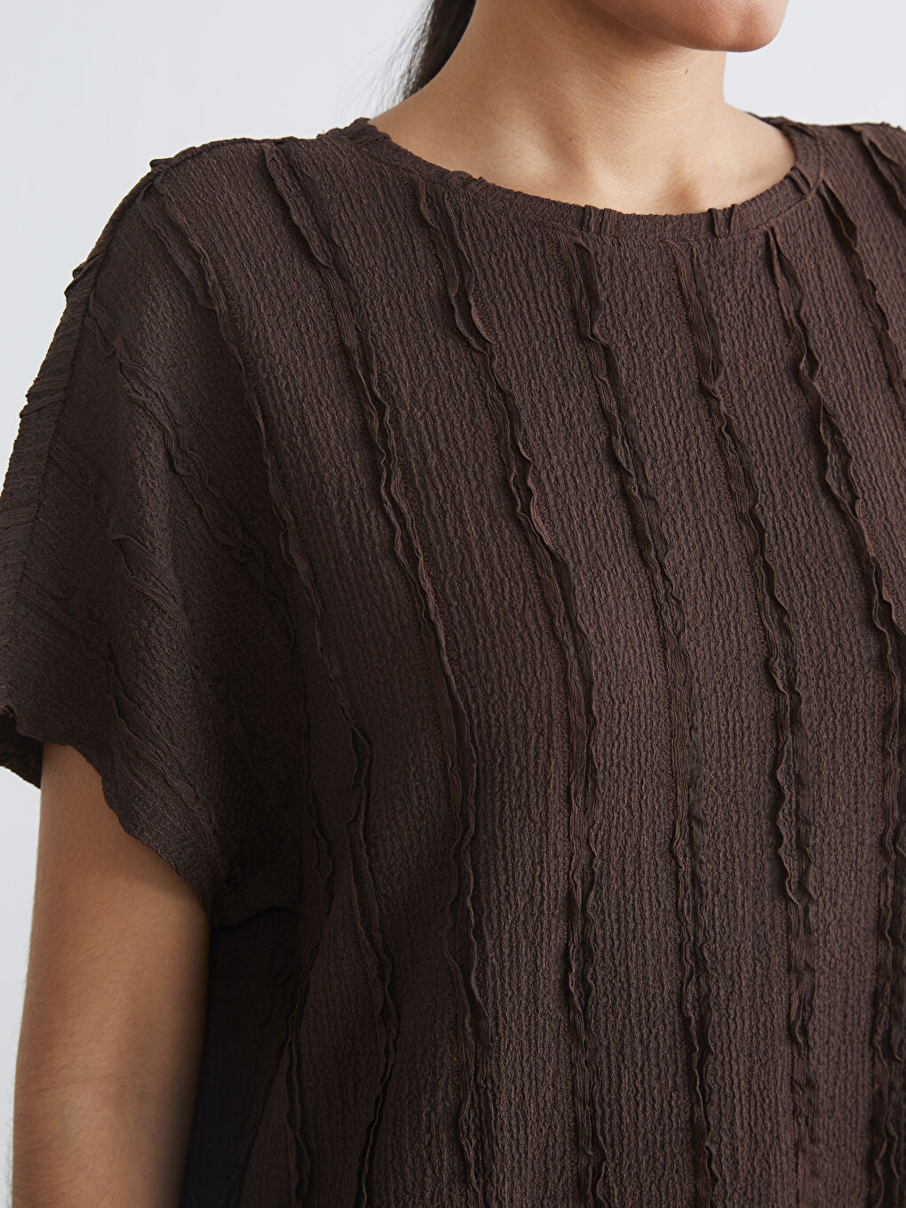 Woman BROWN Blouse-2