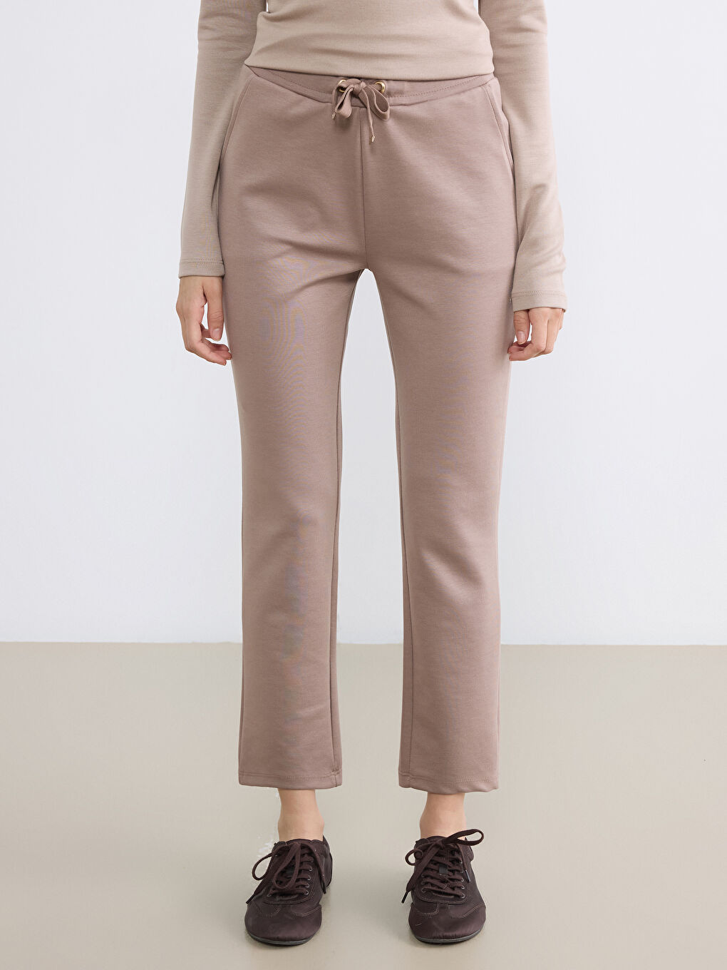 Elastic Waist Soft Touch Women's Sweatpants-1