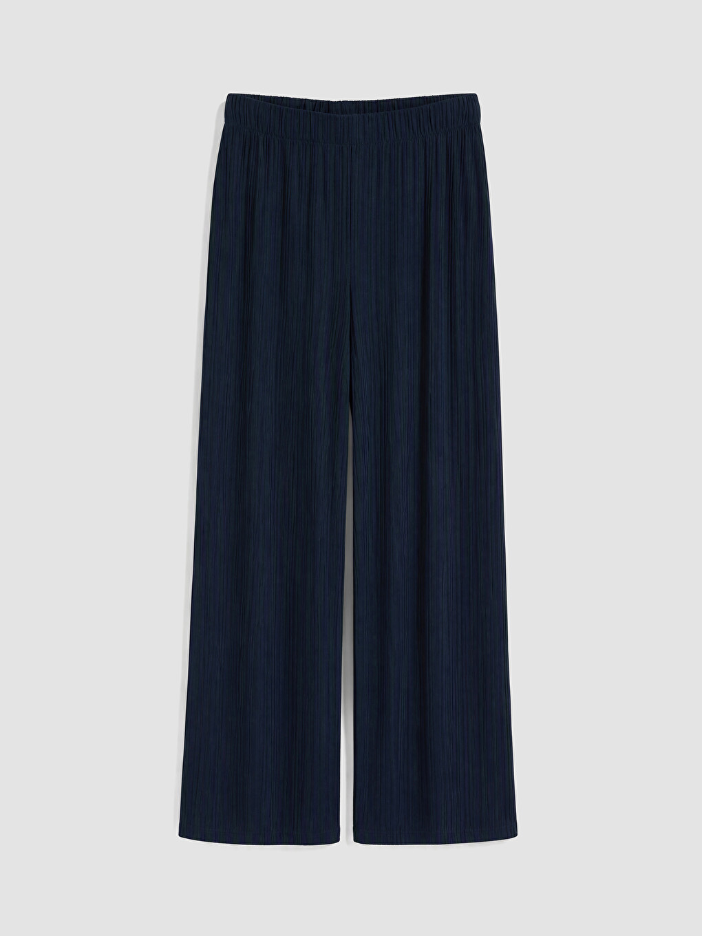Pantalon Texturé Pour Femmes Avec Taille Élastique-5