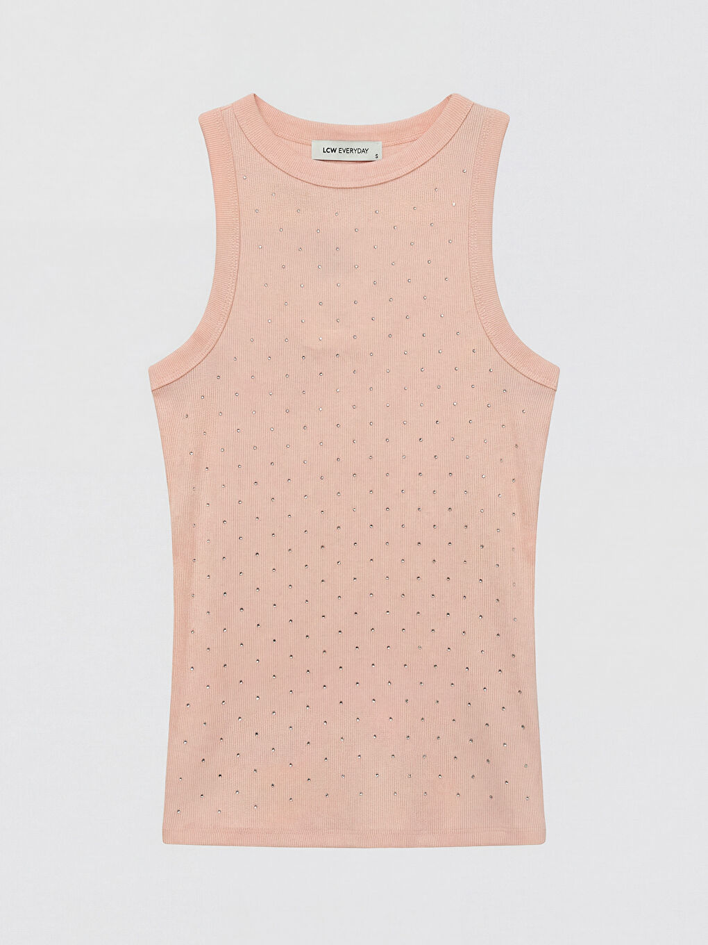 Taşlı Bisiklet Yaka Kadın Atlet