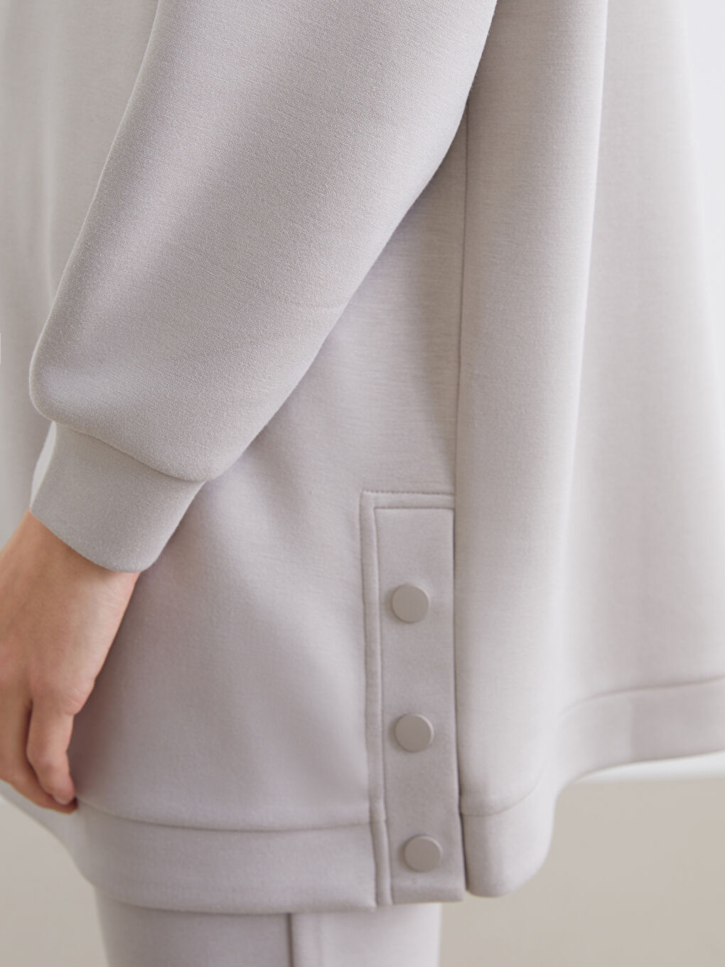 Hooded Soft Touch Women's Sweatshirt Tunic-2