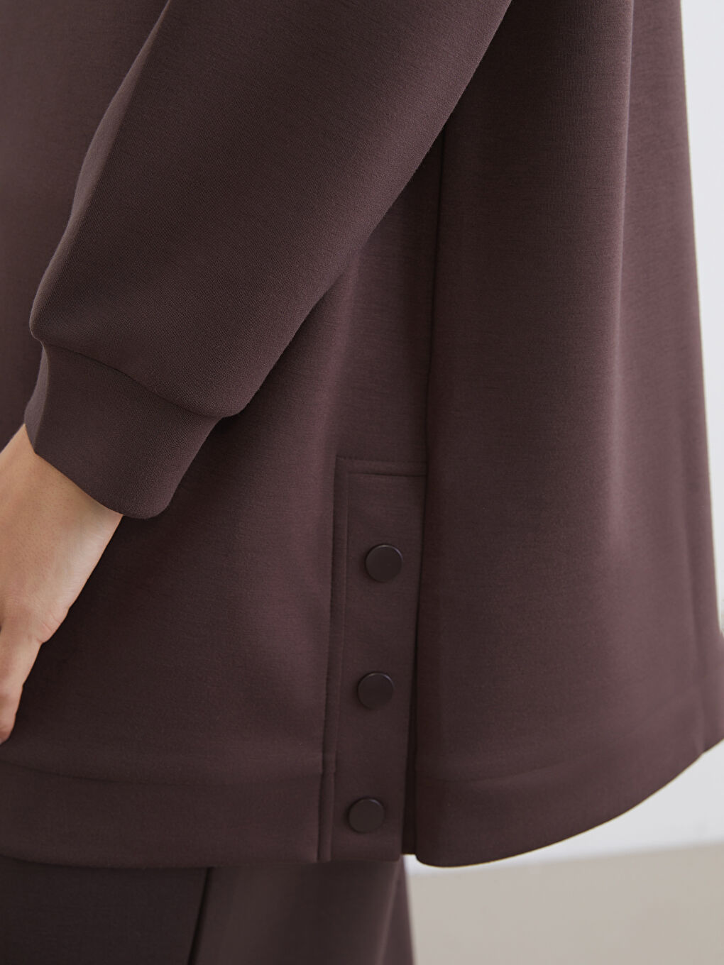 Hooded Soft Touch Women's Sweatshirt Tunic-2