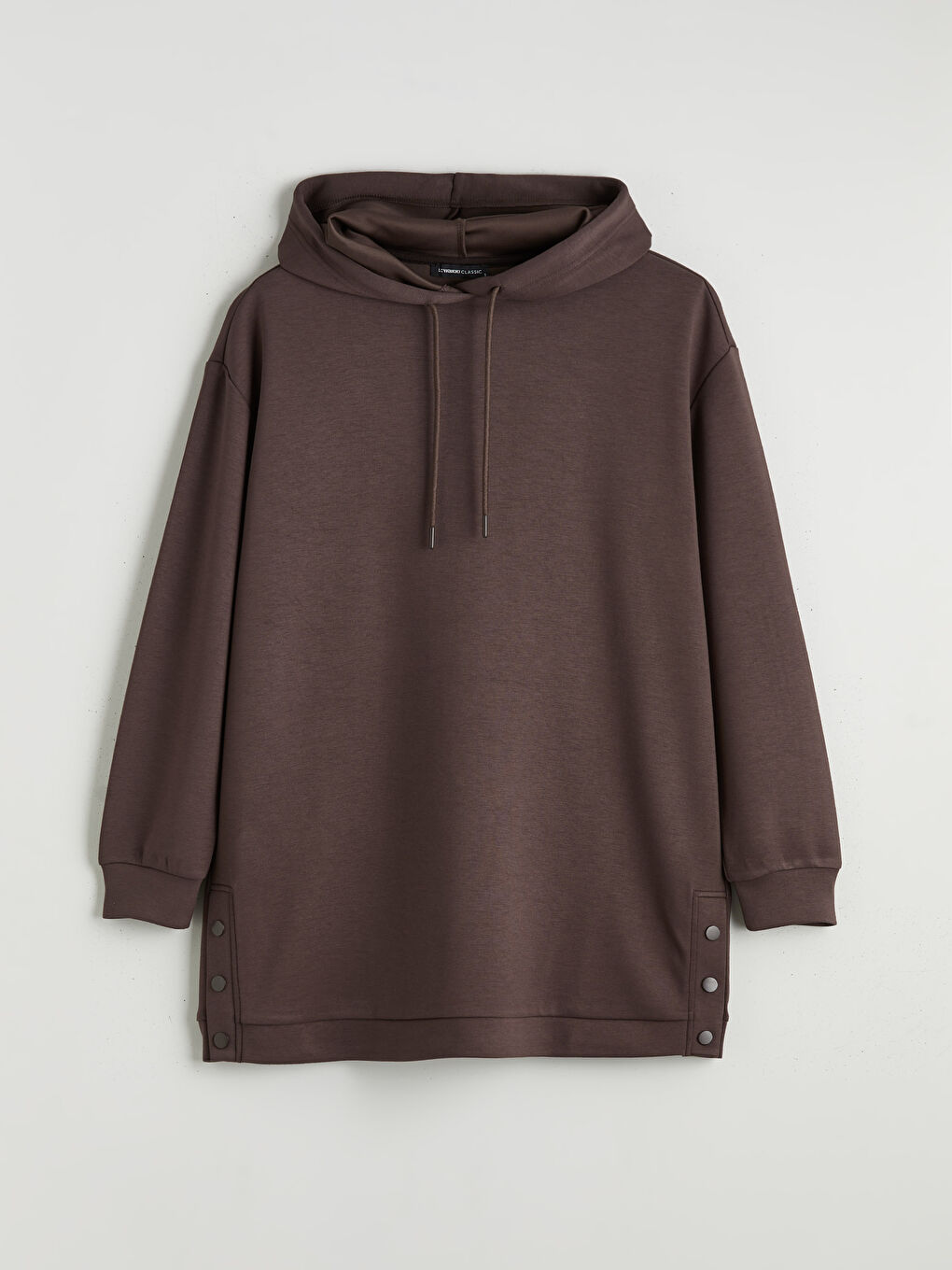 Hooded Soft Touch Women's Sweatshirt Tunic-4