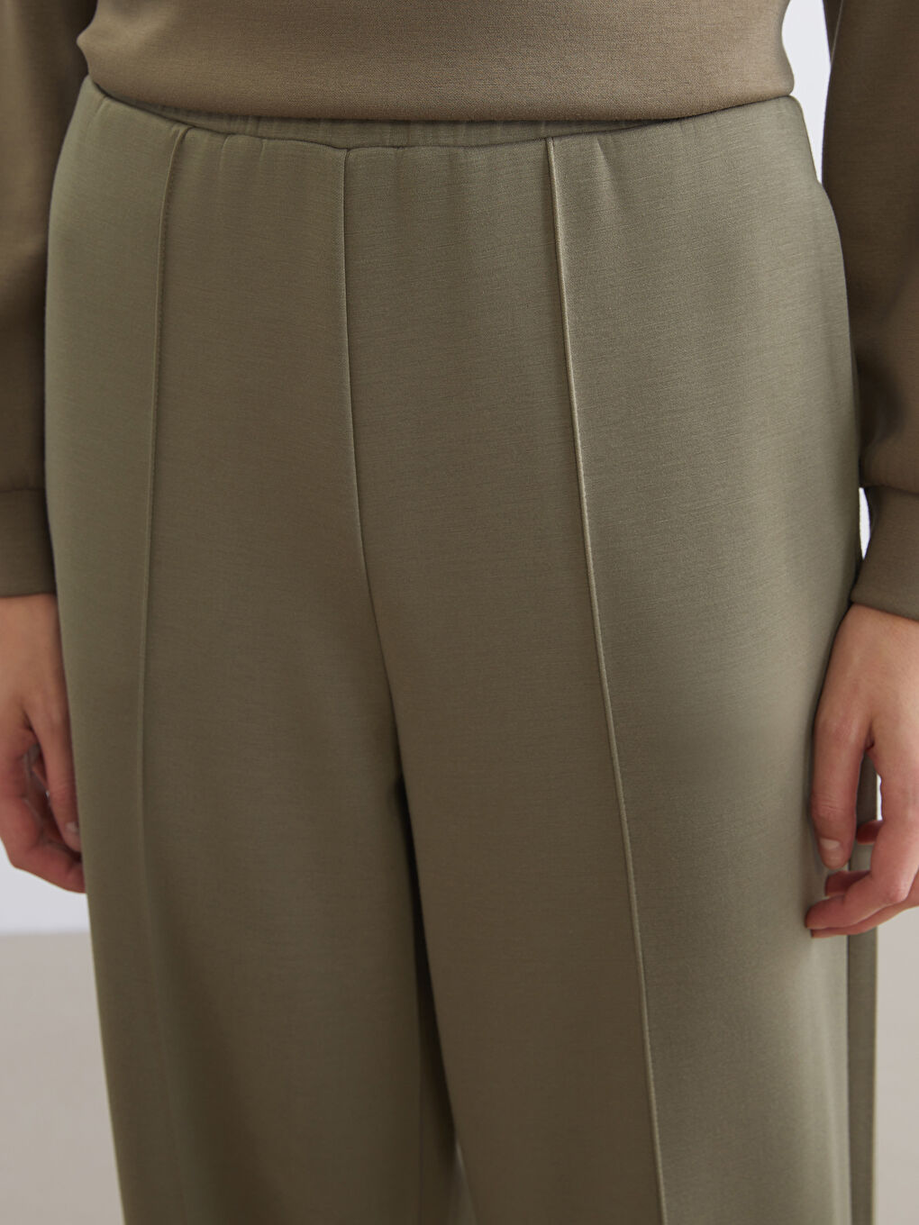 Elasticated Waist Soft Touch Women's Sweatpants-2