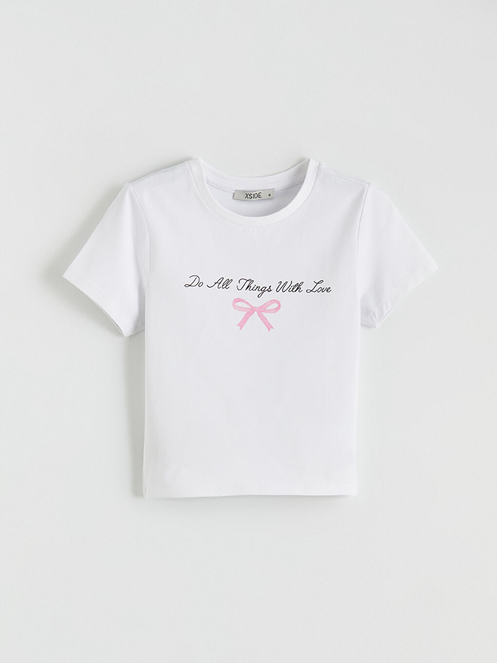 Женщины Белый Кроп-топ-4