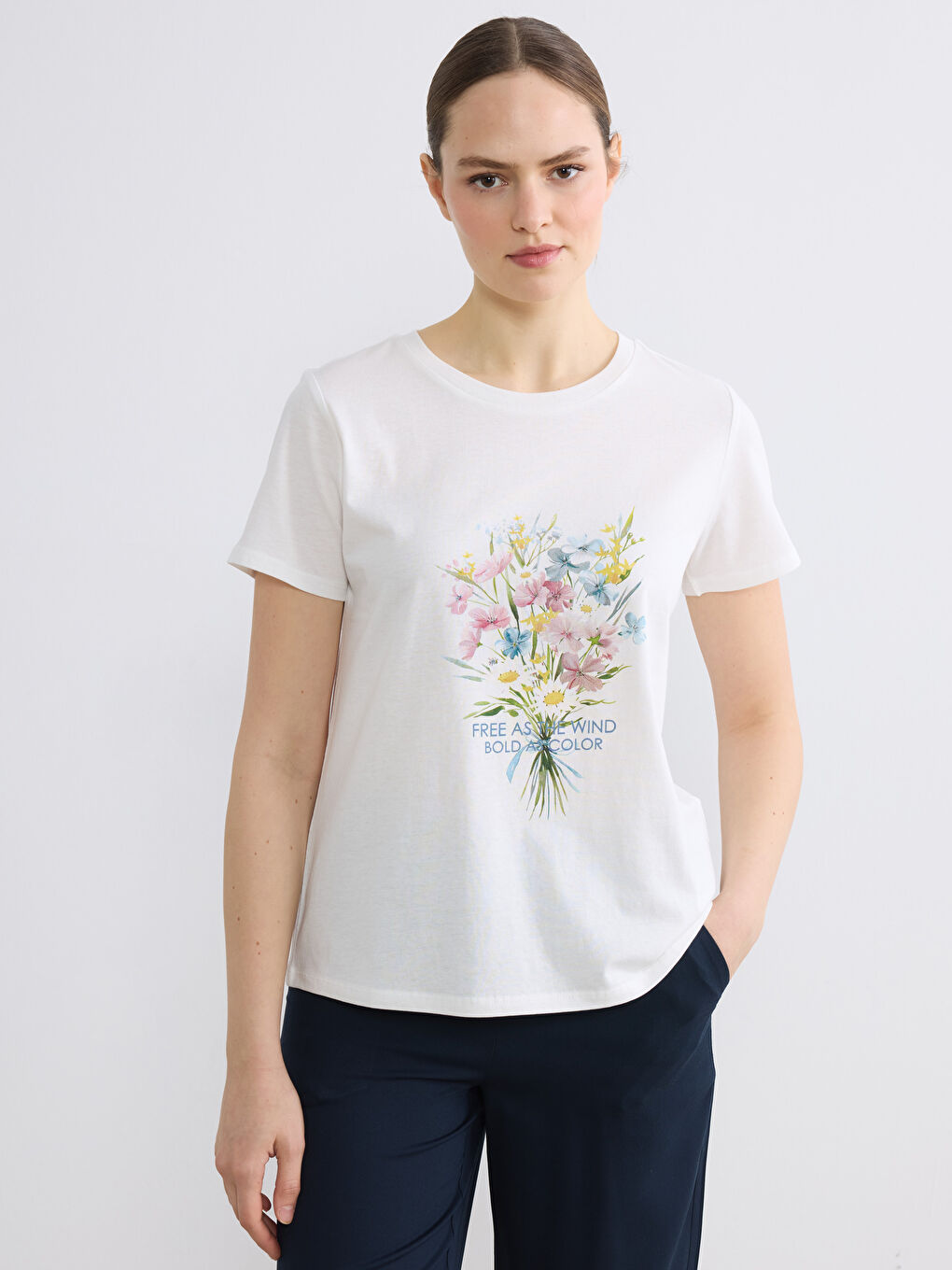 T-shirt ÉCROU Femme
