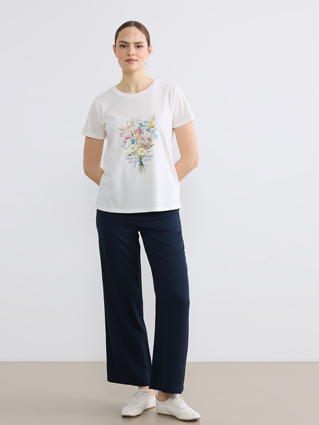 T-shirt ÉCROU Femme-1