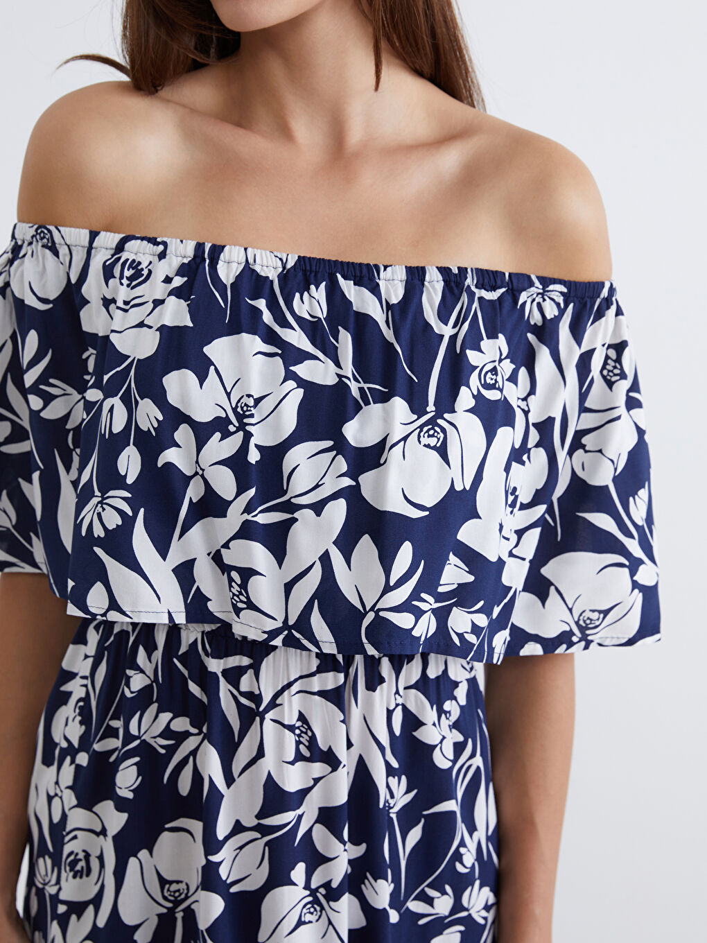 Женщины Синий Платье-2