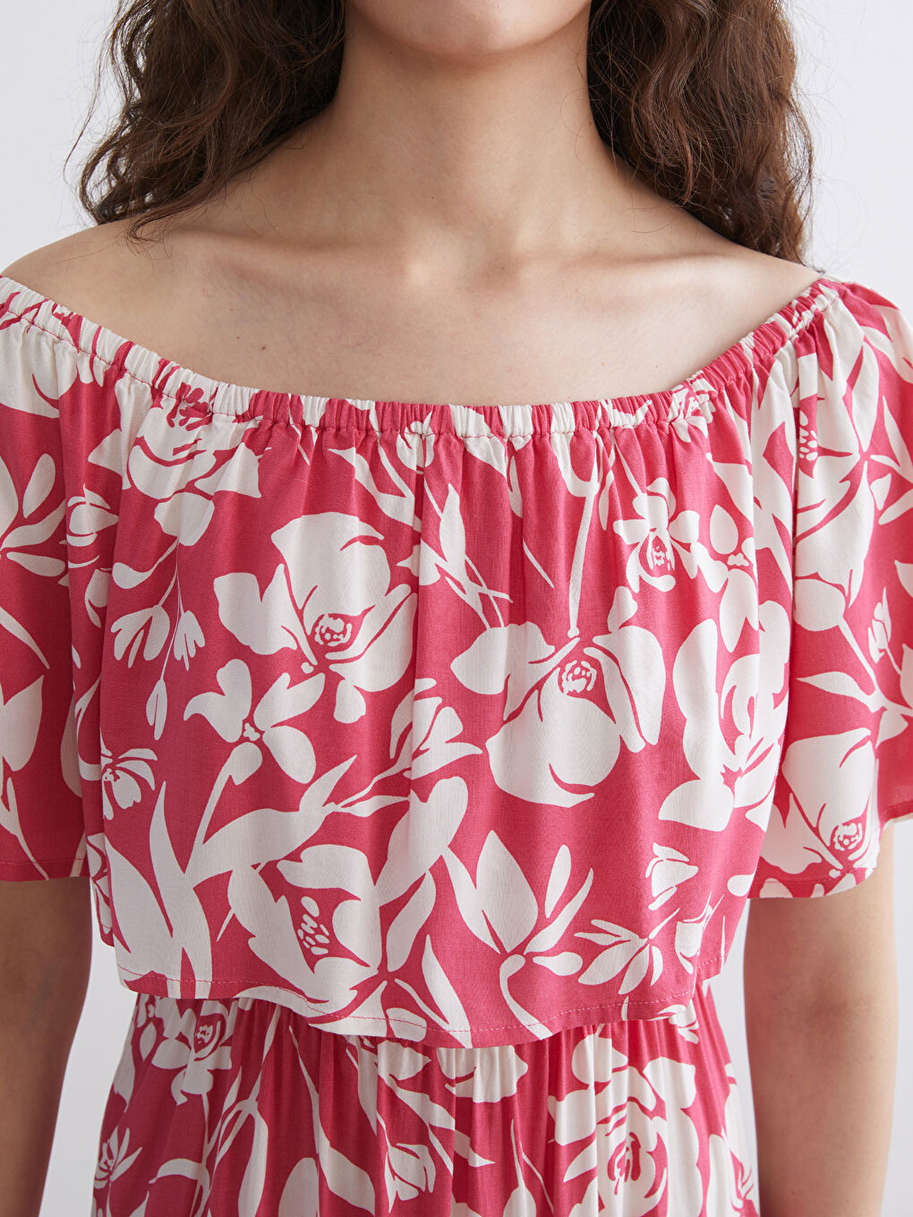 Женщины Розовый Платье-2