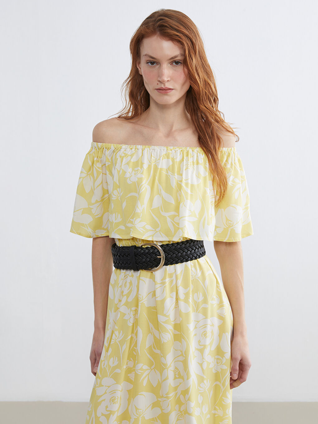 Женщины Жёлтый Платье-1