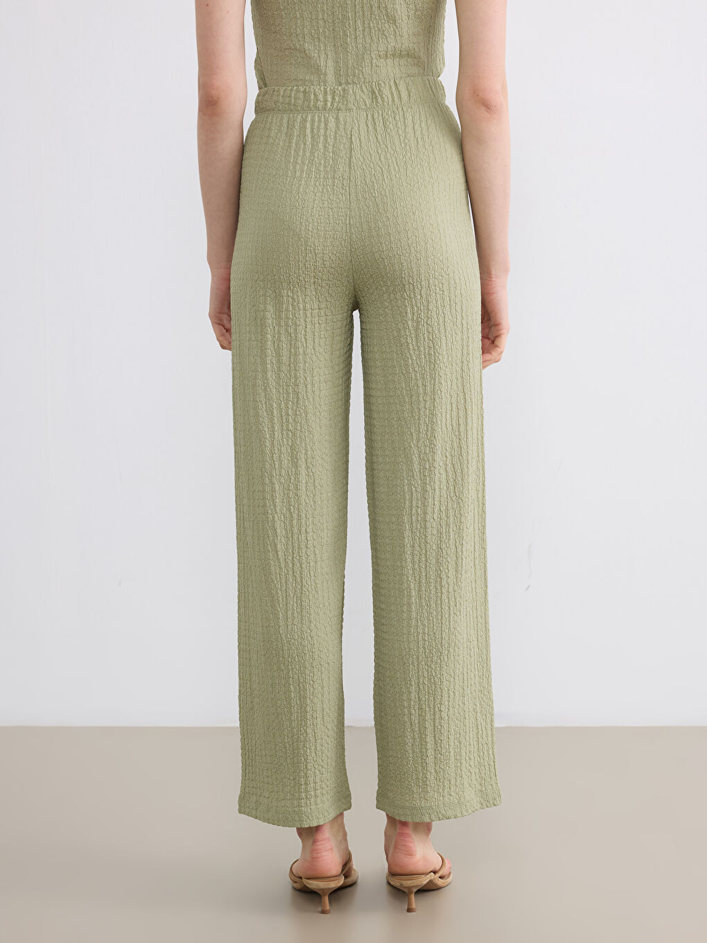 Pantalon VERT Femme-3