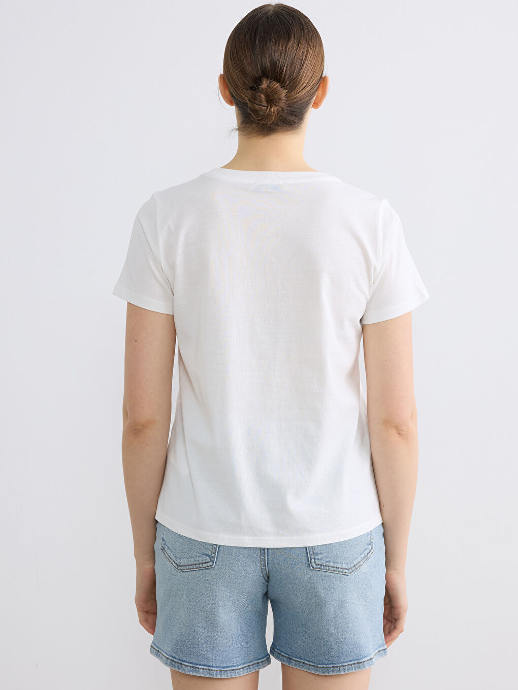 Жена Екрю Тениска-3