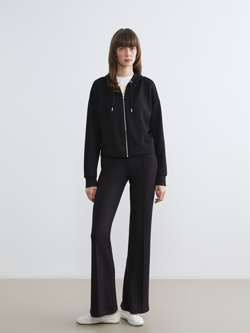 Hooded Women's Zip-Up Sweatshirt-1