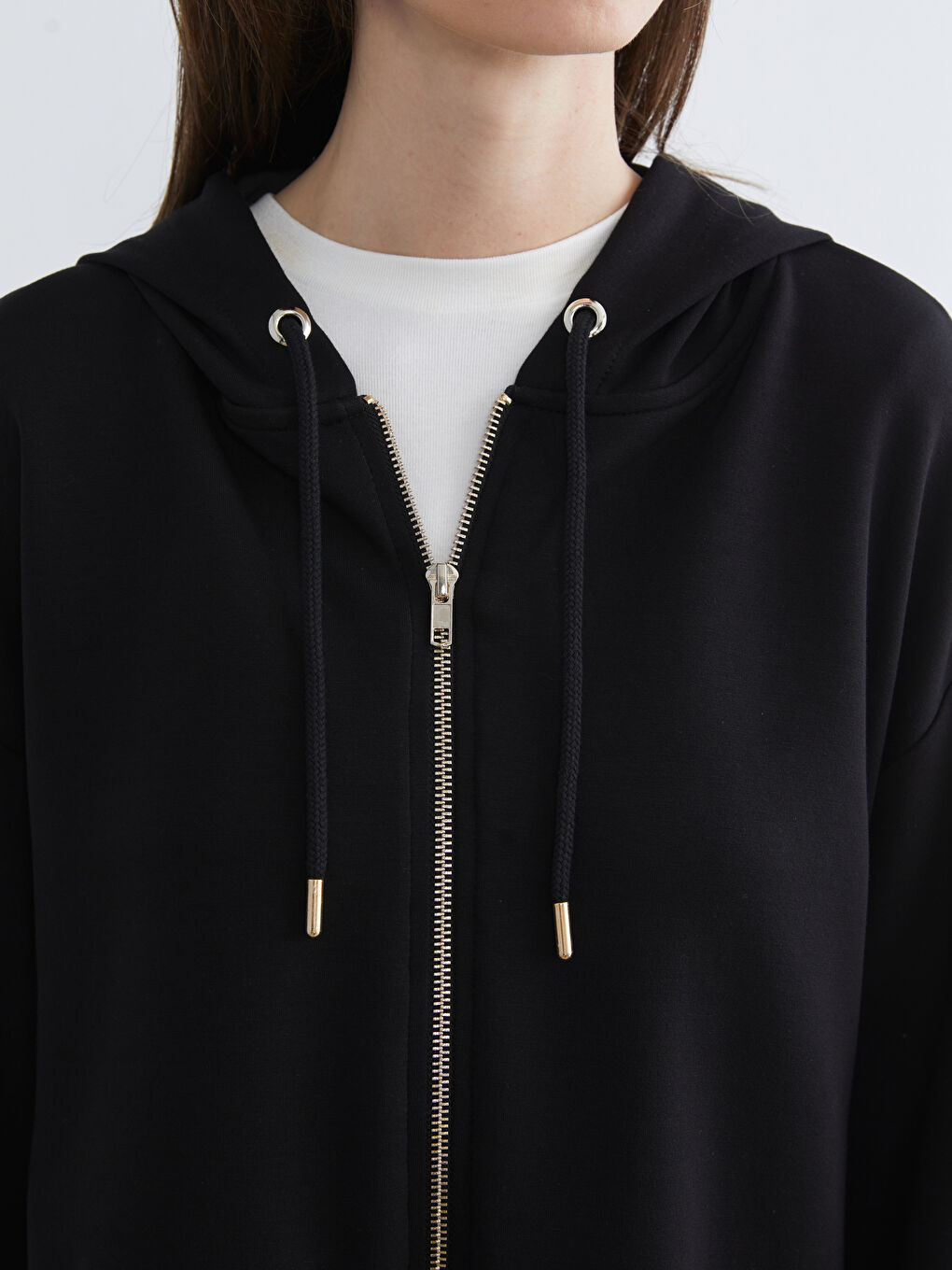 Hooded Women's Zip-Up Sweatshirt-2