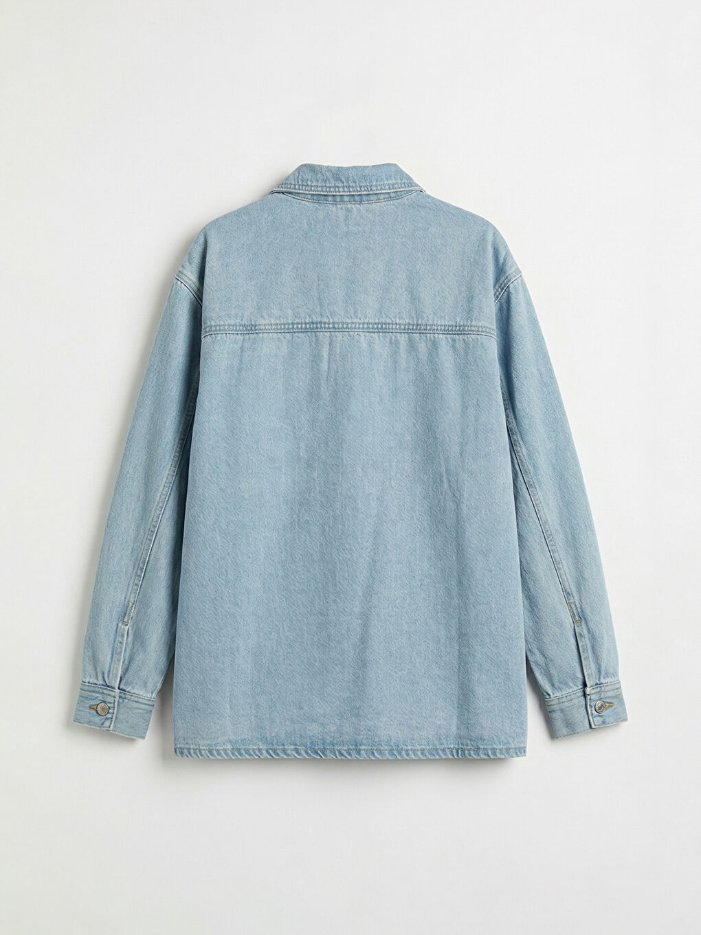 Ұзын жеңді деним жейде-1