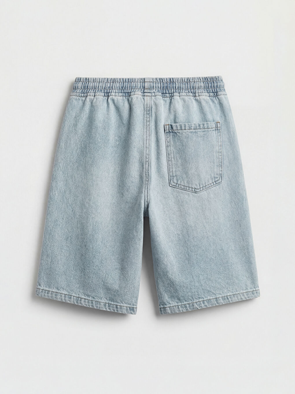 Elastic Waist Boys' Cargo Jean Shorts-1