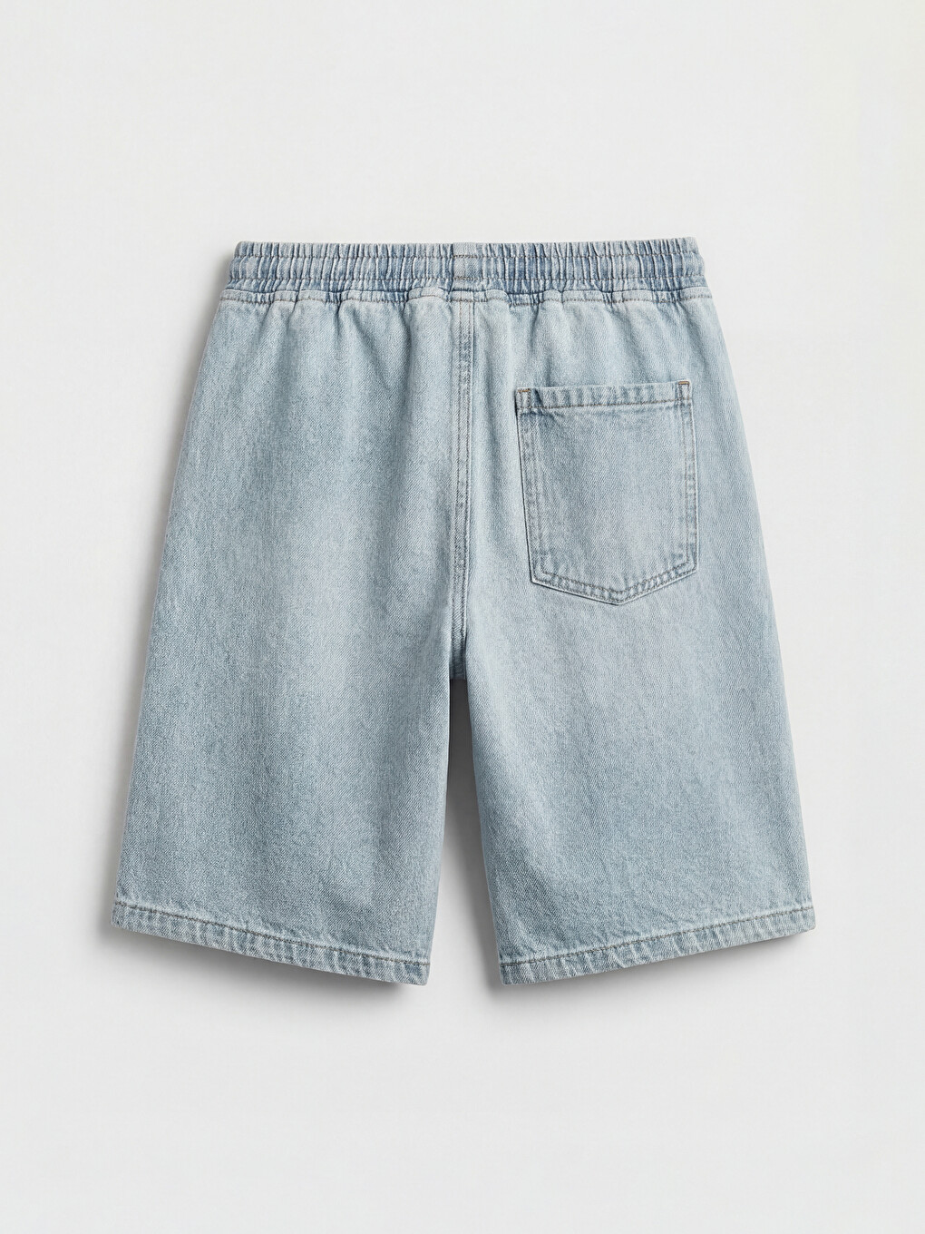 Elastic Waist Boys' Cargo Jean Shorts-1