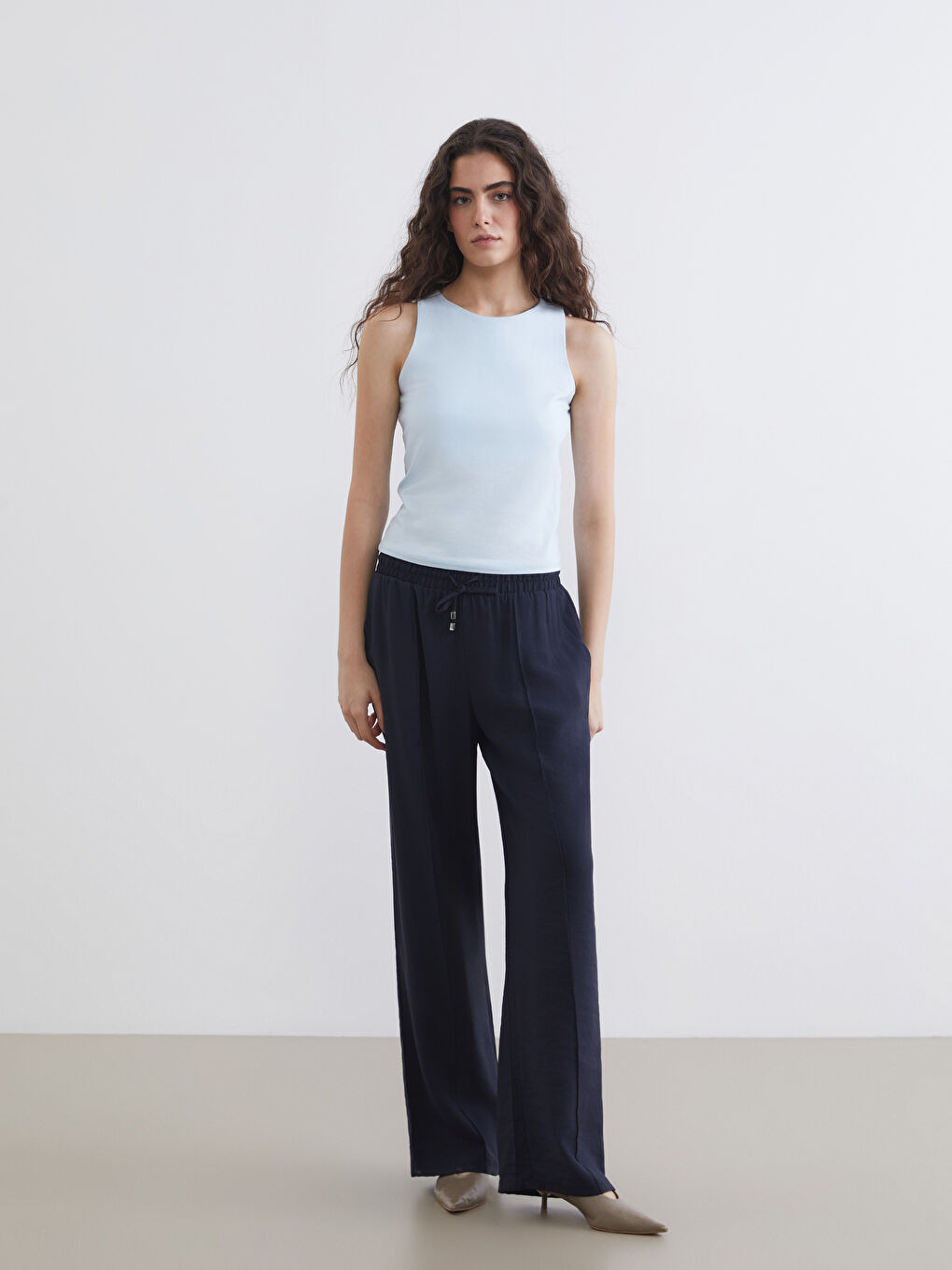 Women's Crew Neck Tank Top-1