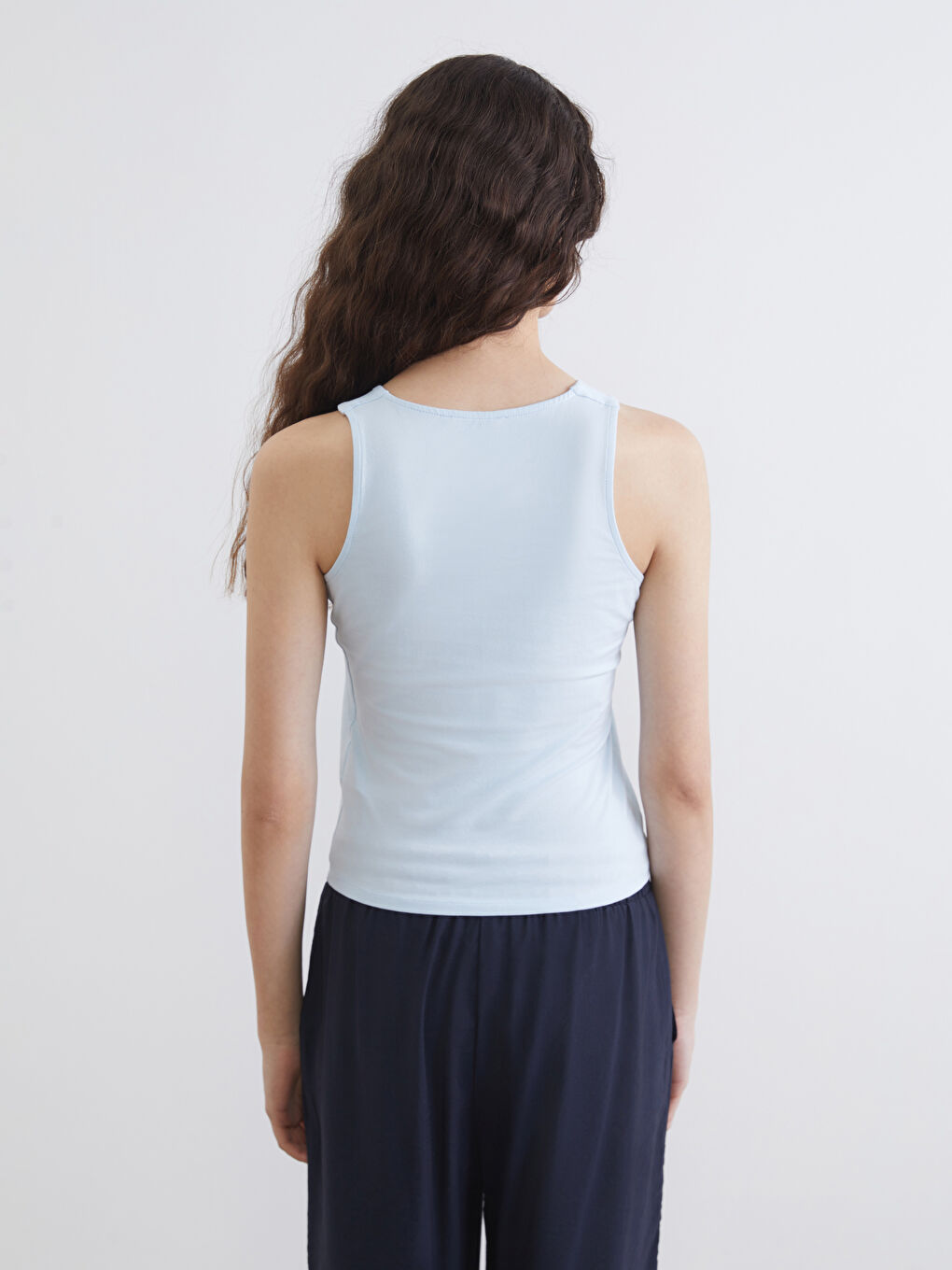 Women's Crew Neck Tank Top-3