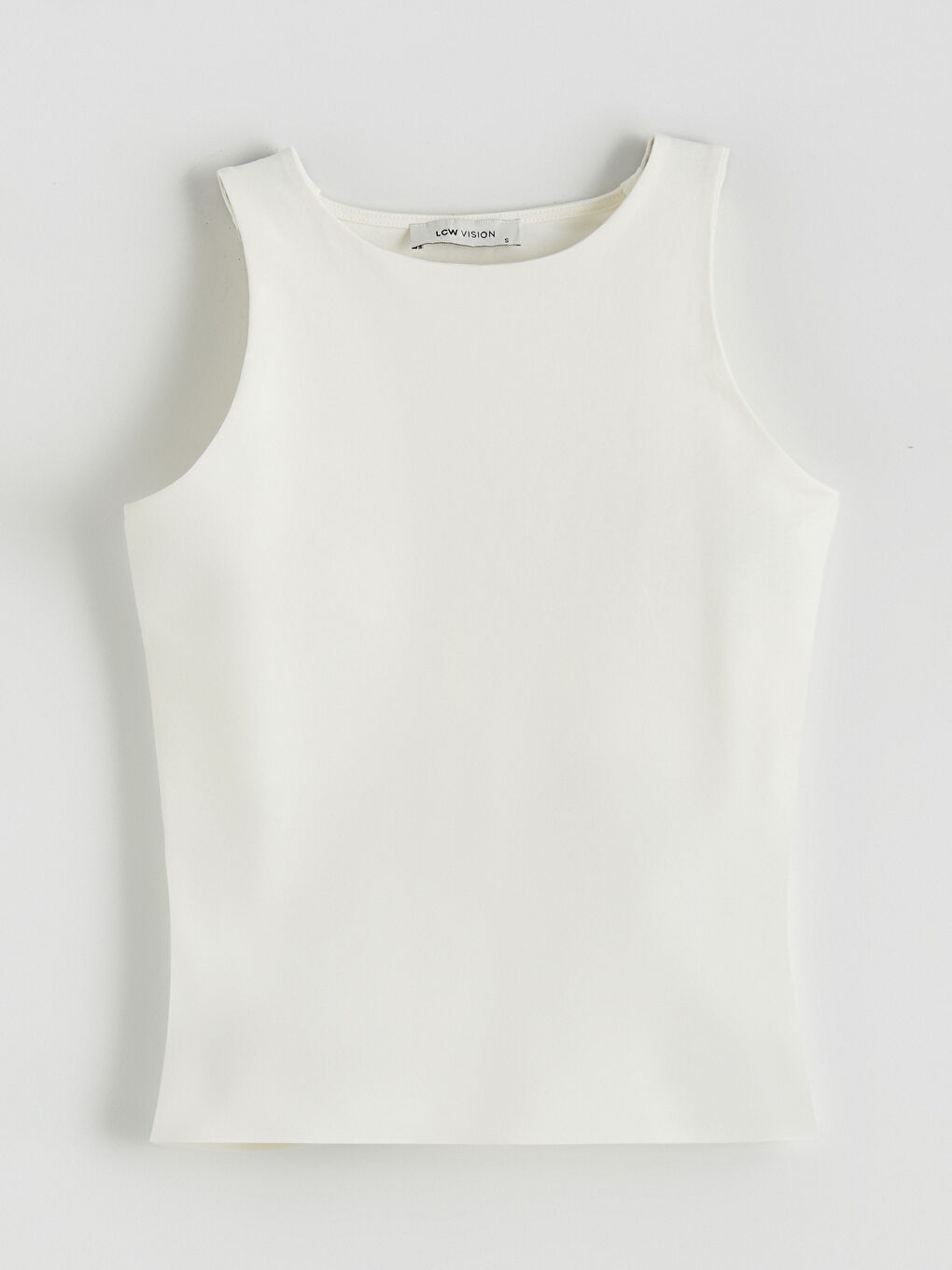 Ženska majica bez rukava sa okruglim izrezom-4