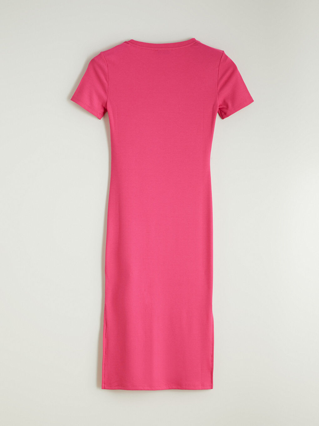 Женщины Розовый Платье-5