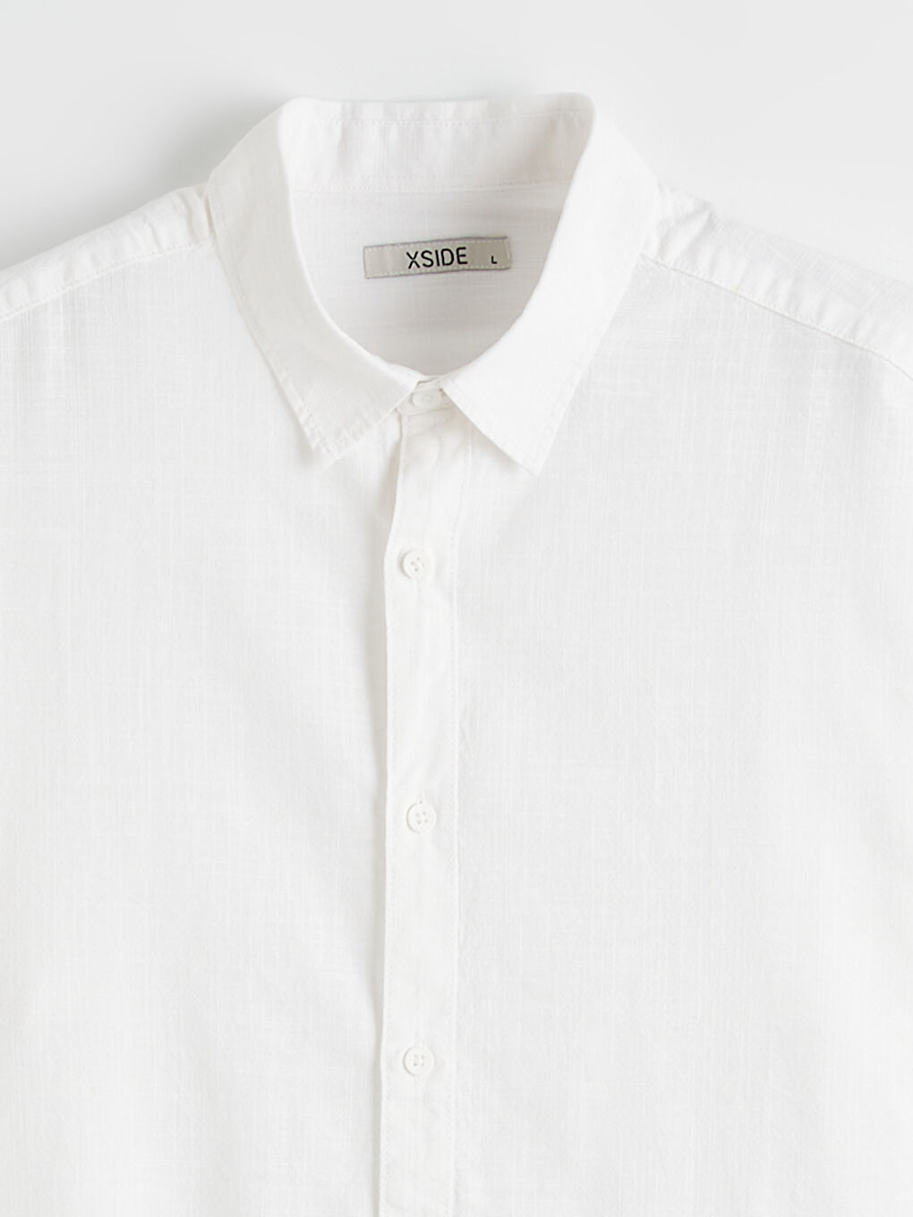 Regular Fit Linen Blend Men's Shirt-5