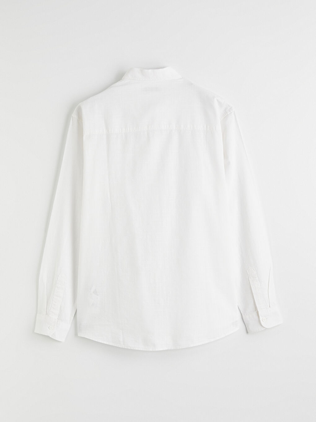 Regular Fit Linen Blend Men's Shirt-6