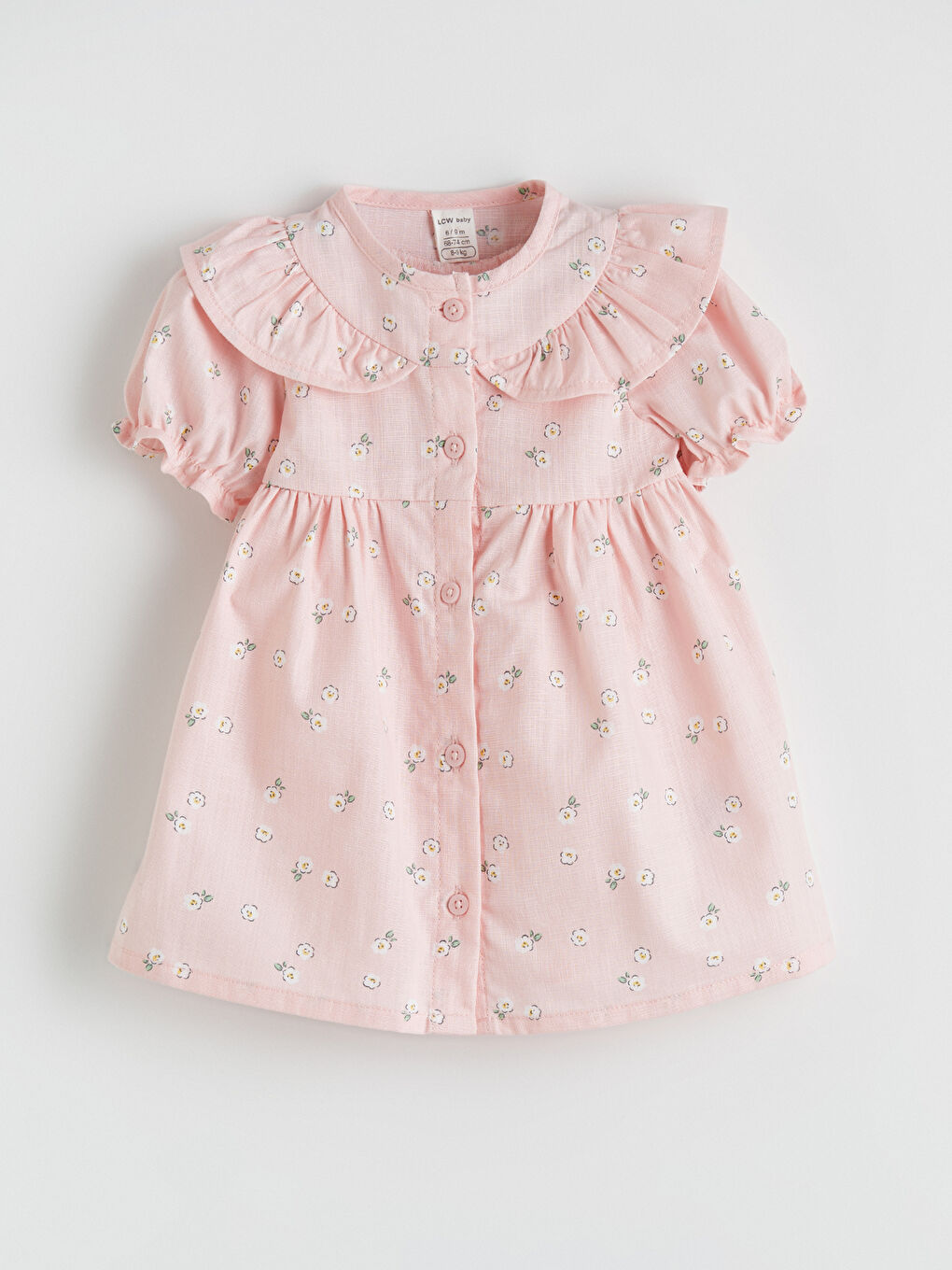 Peter Pan Collar Floral Baby Girls' Dress