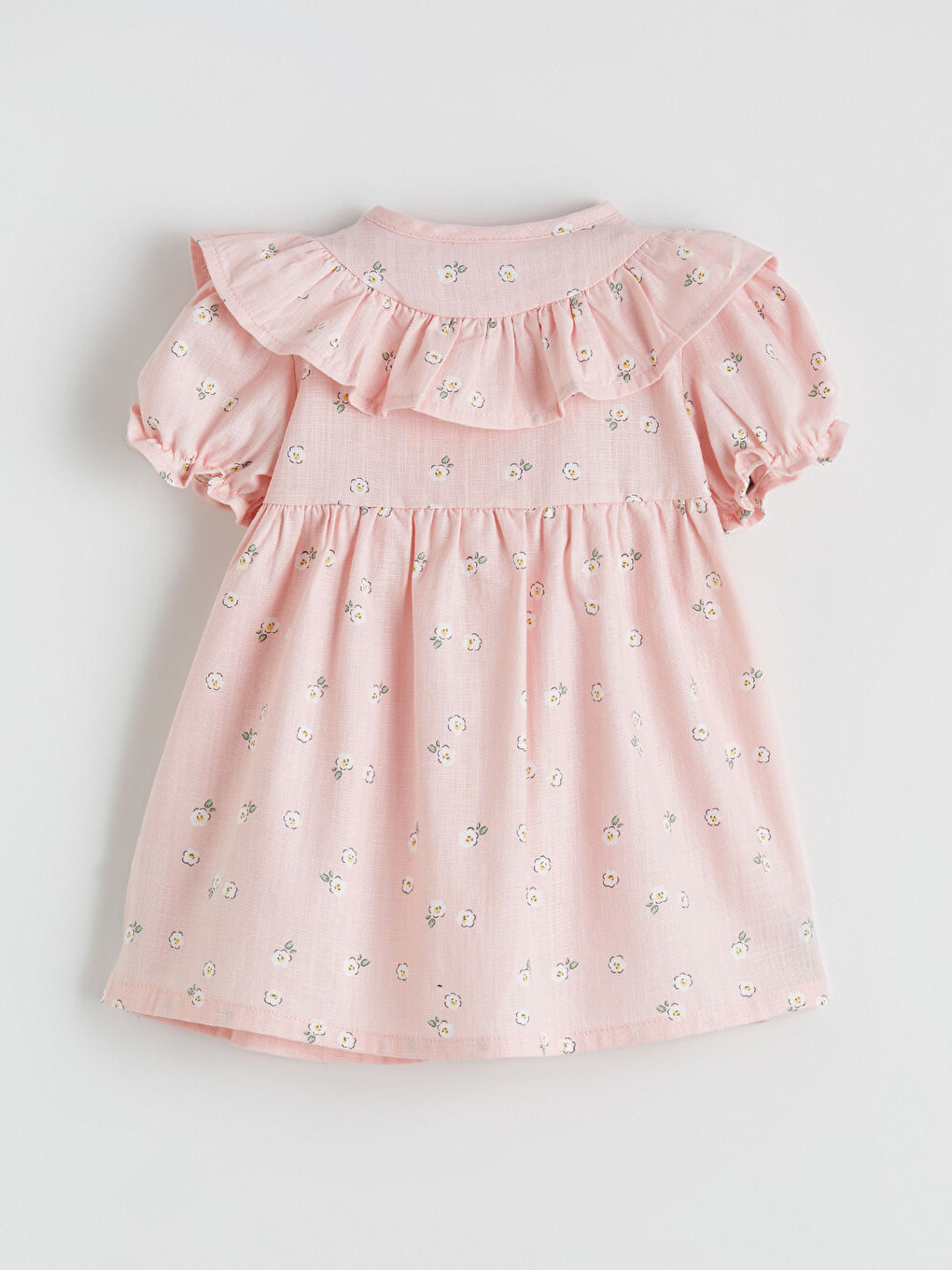 Peter Pan Collar Floral Baby Girls' Dress-2